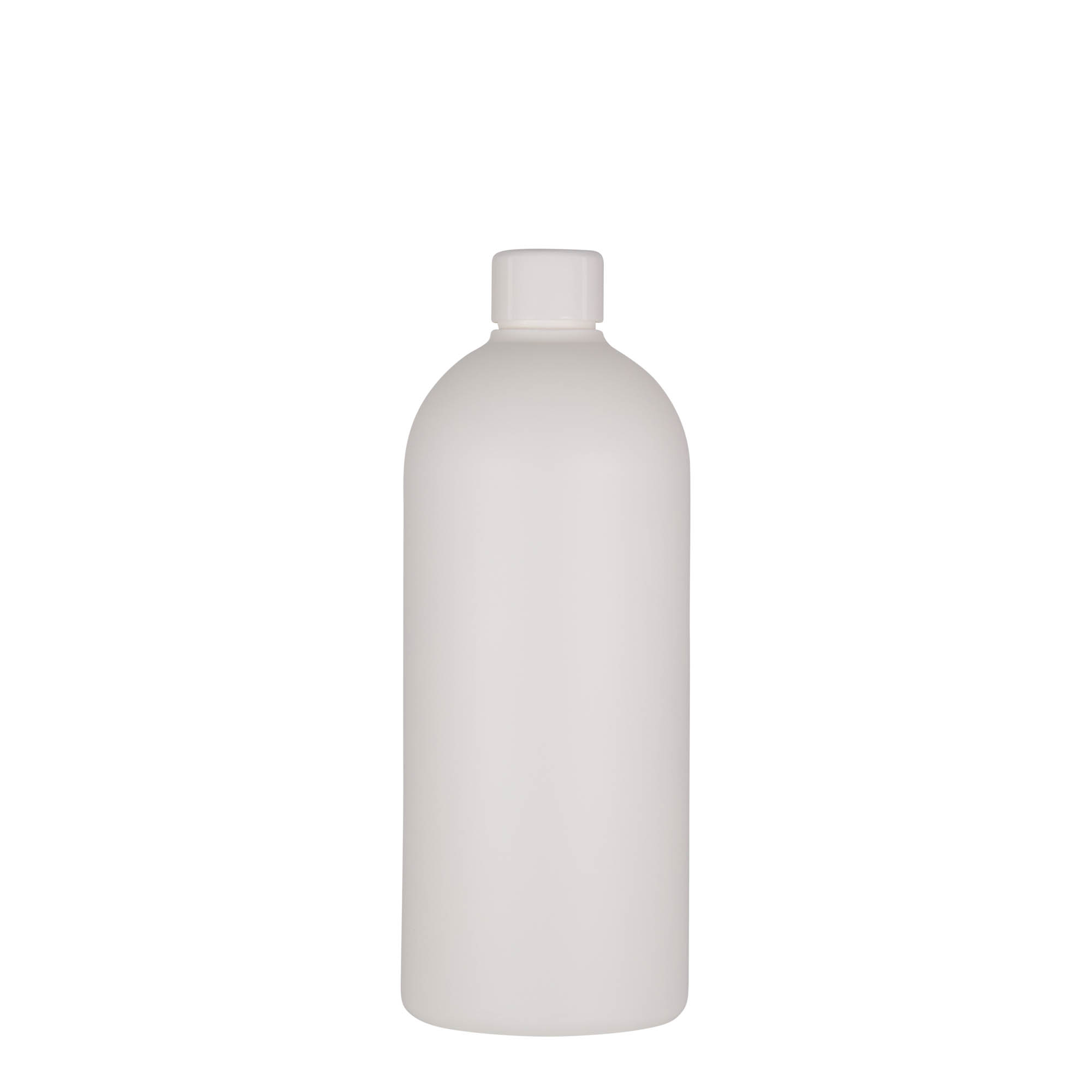 500 ml plastic bottle 'Tuffy', HDPE, white, closure: GPI 24/410