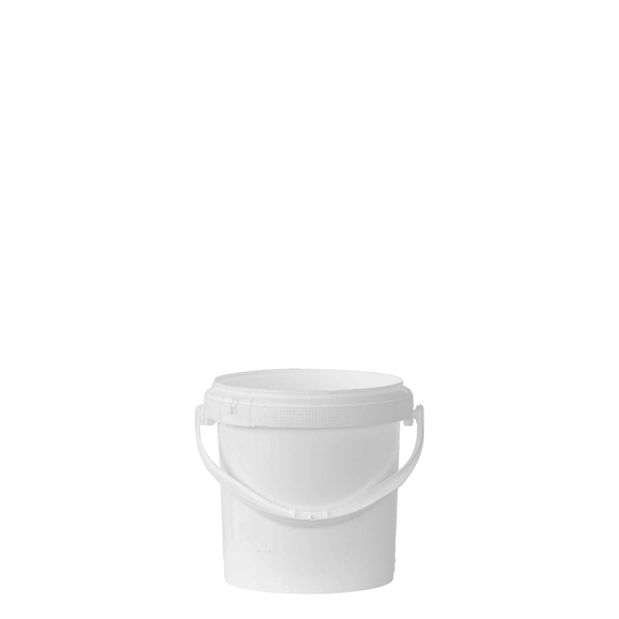 1 l bucket, PP plastic, white