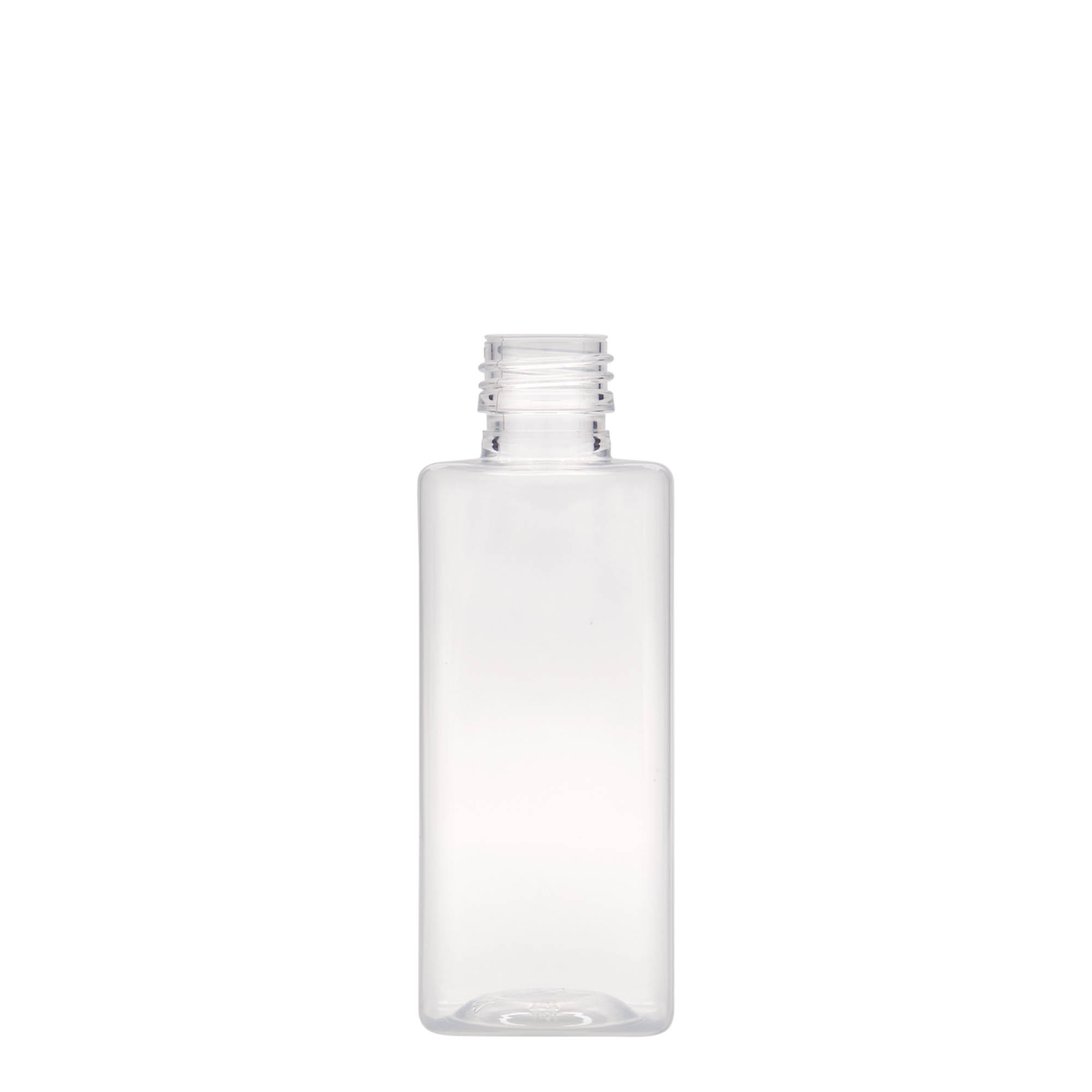 250 ml PET bottle 'Karl', square, plastic, closure: PP 28