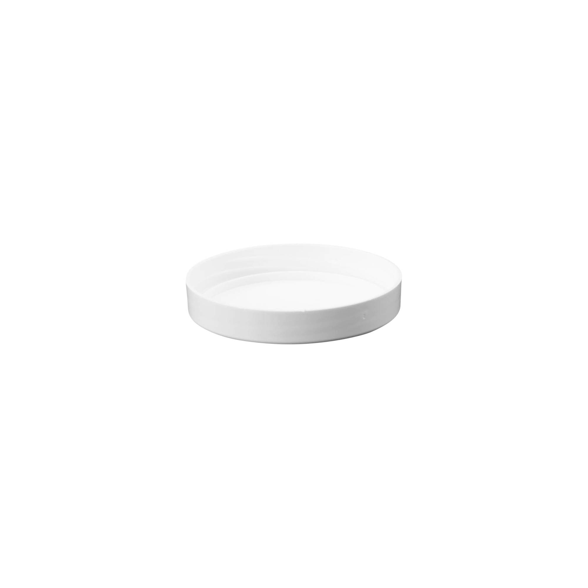 Screw cap 'White Line' for 60ml, PP plastic, white