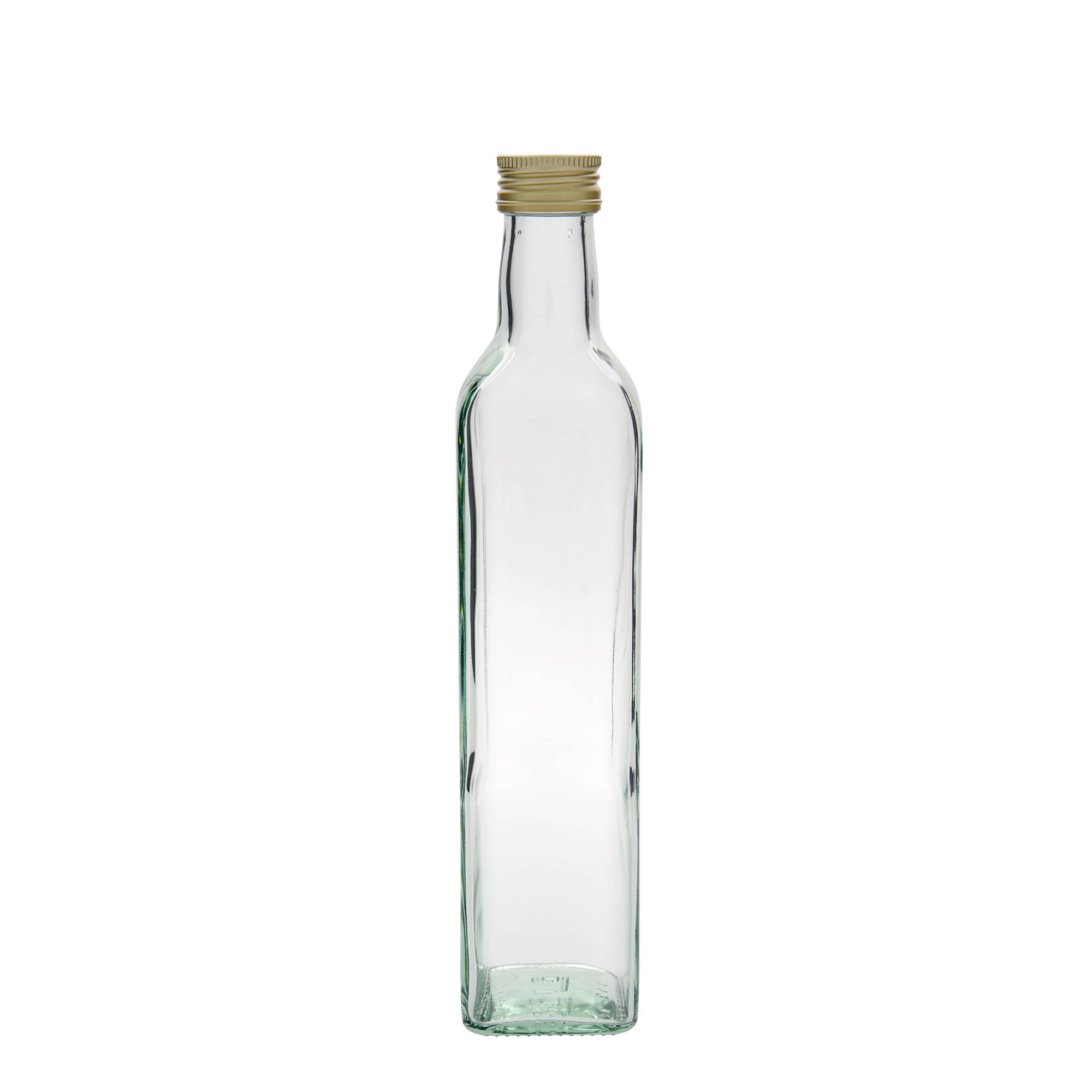 500 ml glass bottle 'Marasca', square, closure: PP 31.5