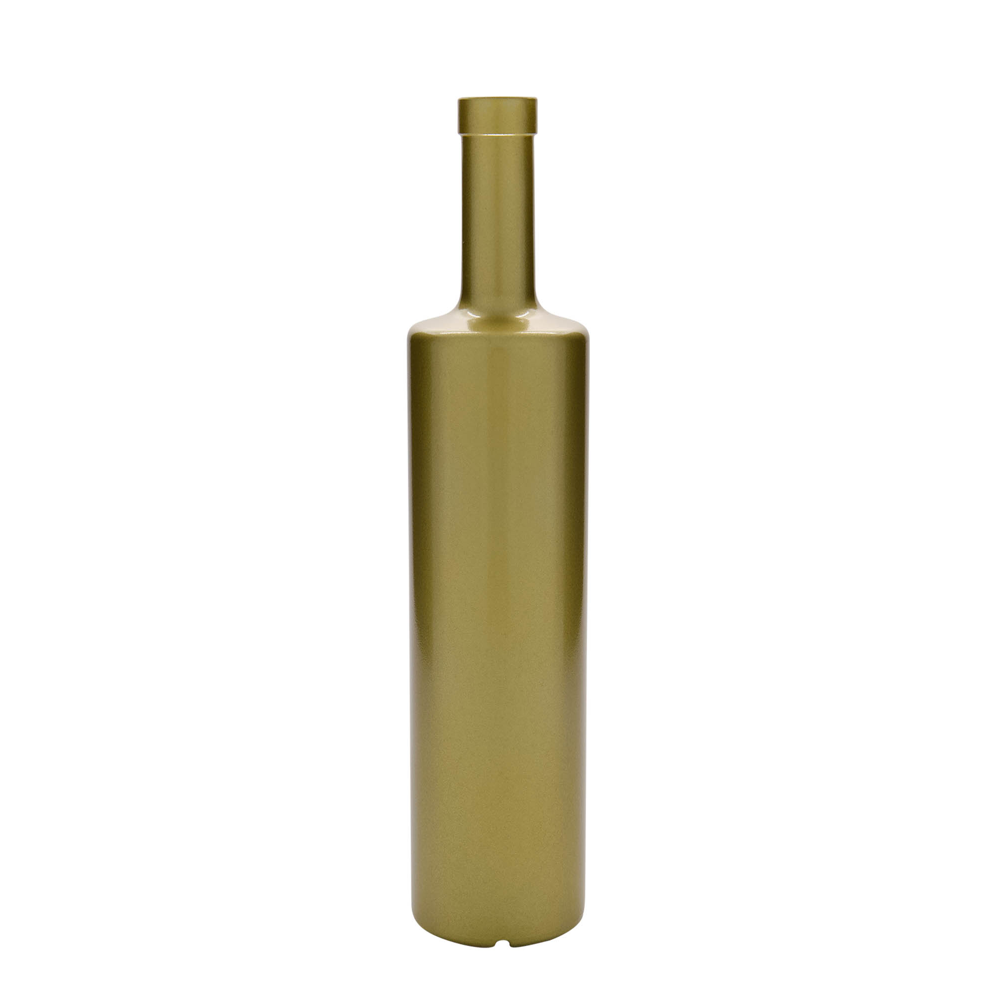 700 ml glass bottle 'Centurio', gold, closure: cork