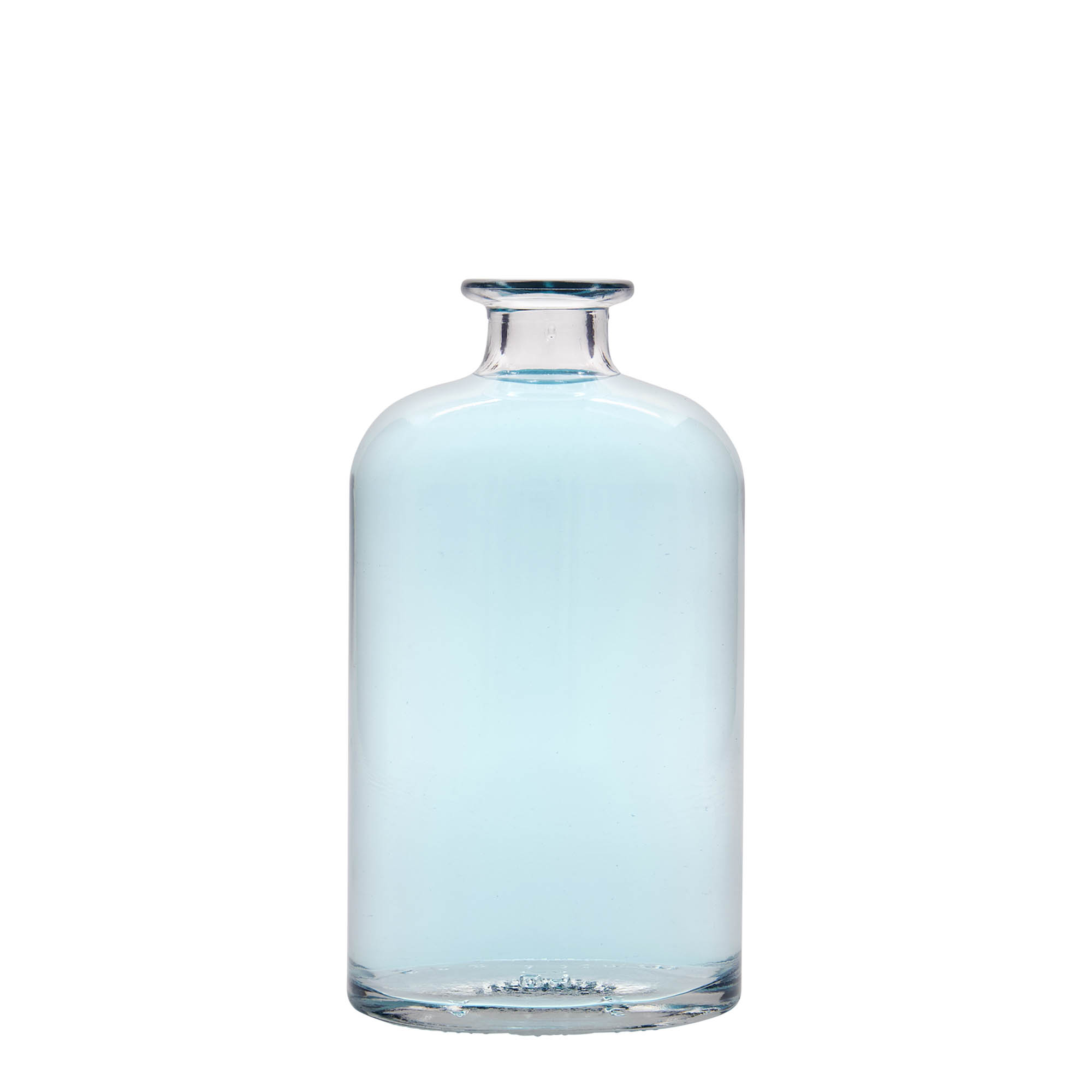 500 ml glass bottle 'Dundee', oval, closure: cork