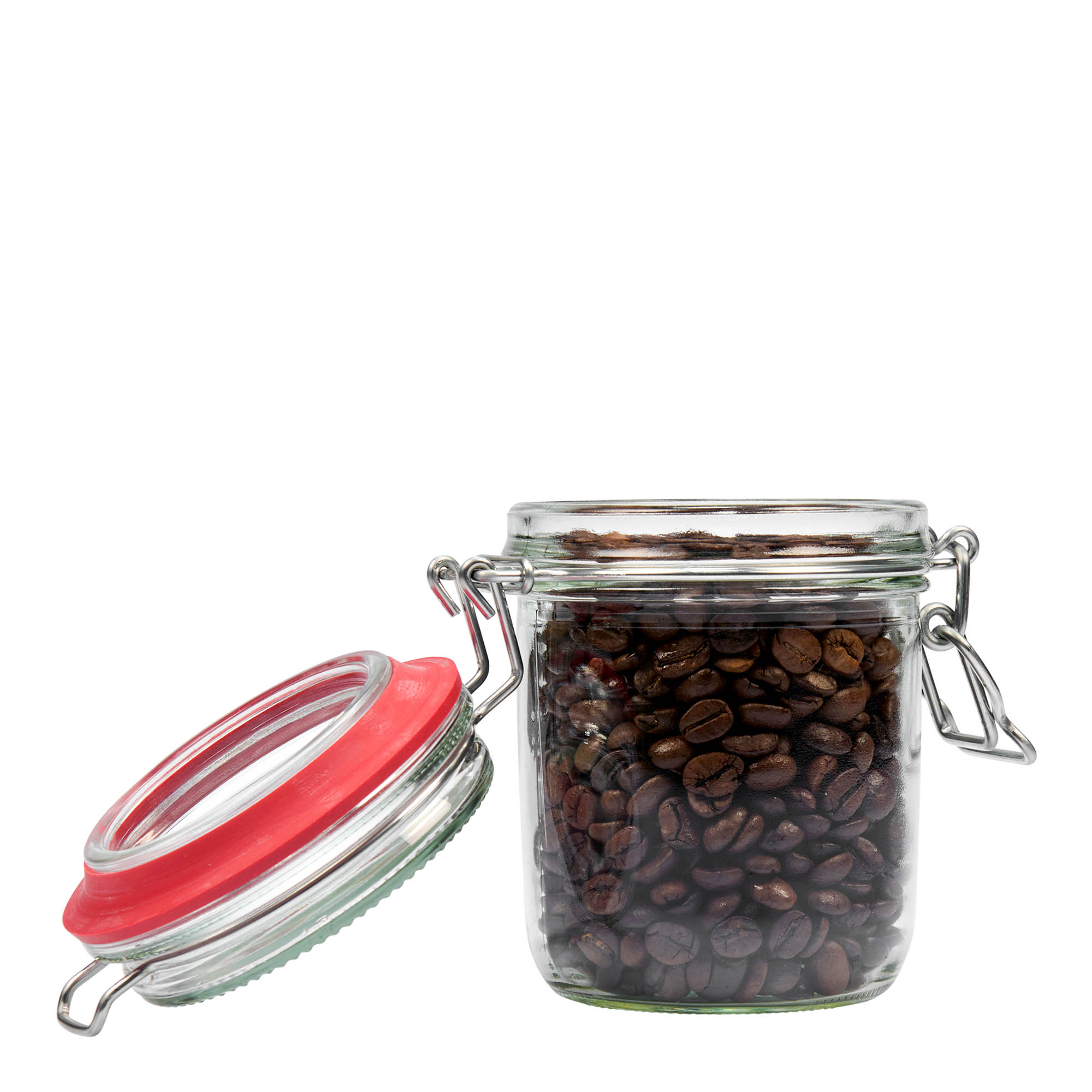 370 ml clip top jar, closure: clip top