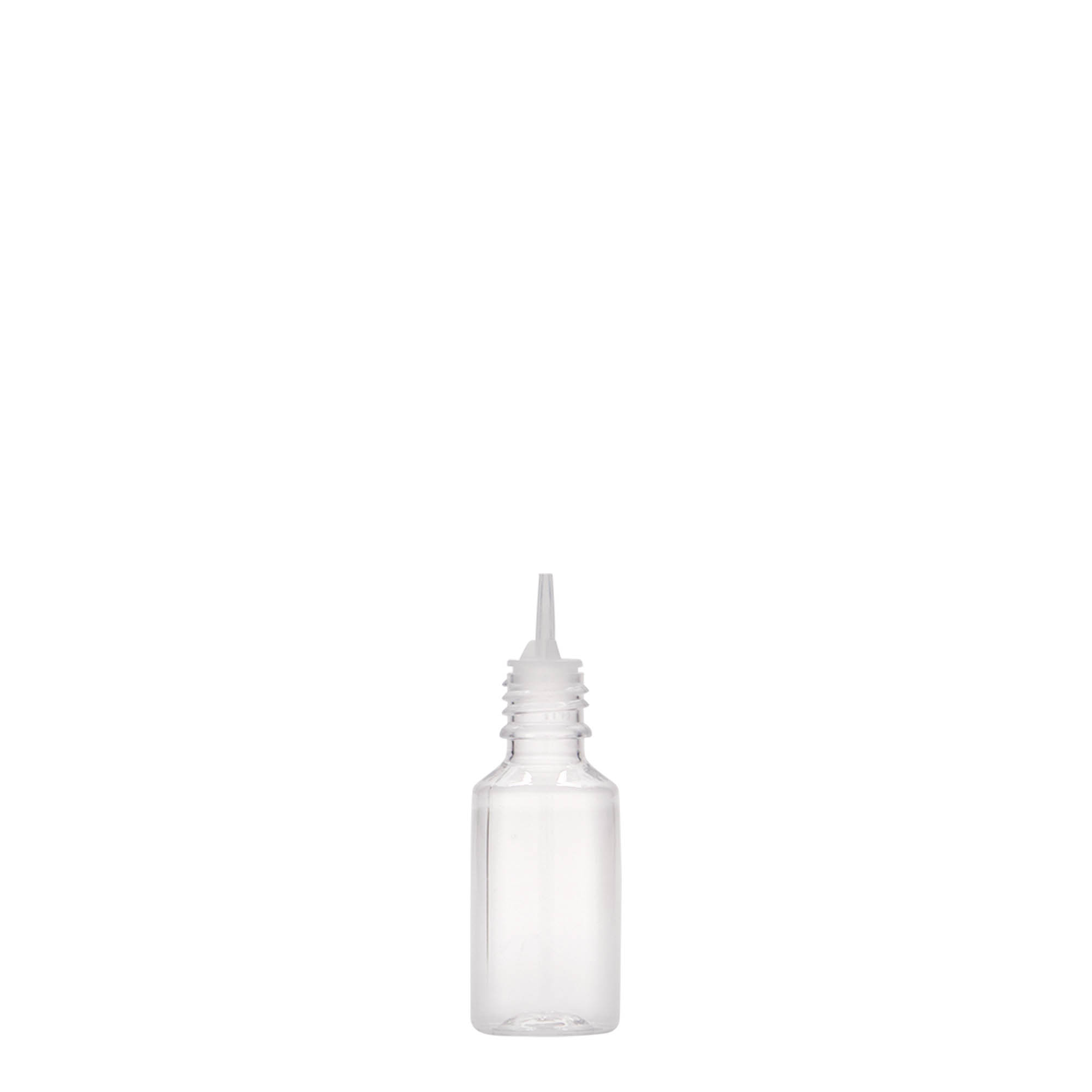 10 ml PET bottle 'E-Liquid' with quality seal and child safety lock, plastic, closure: screw cap