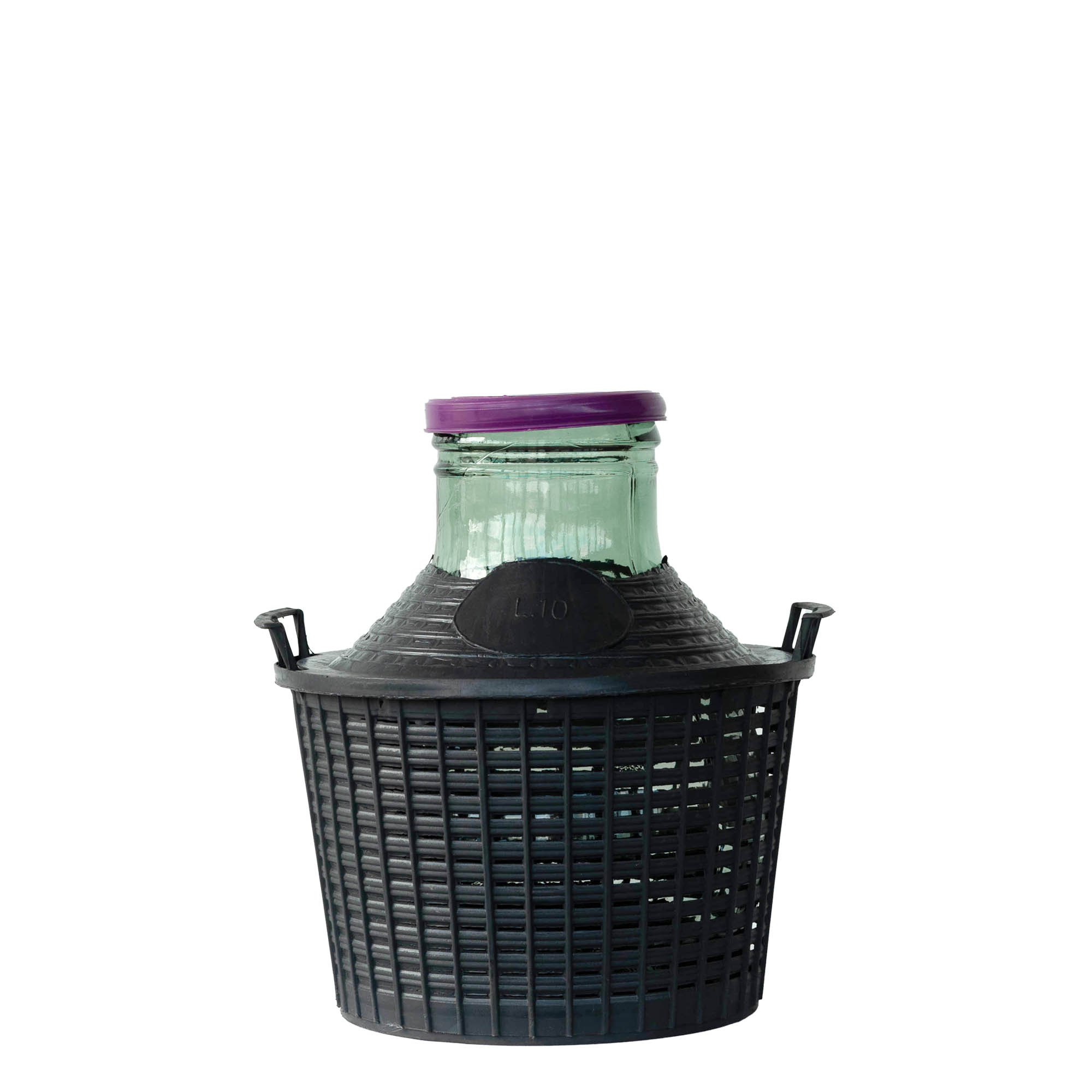 10 l wide neck carboy, glass, closure: slip lid