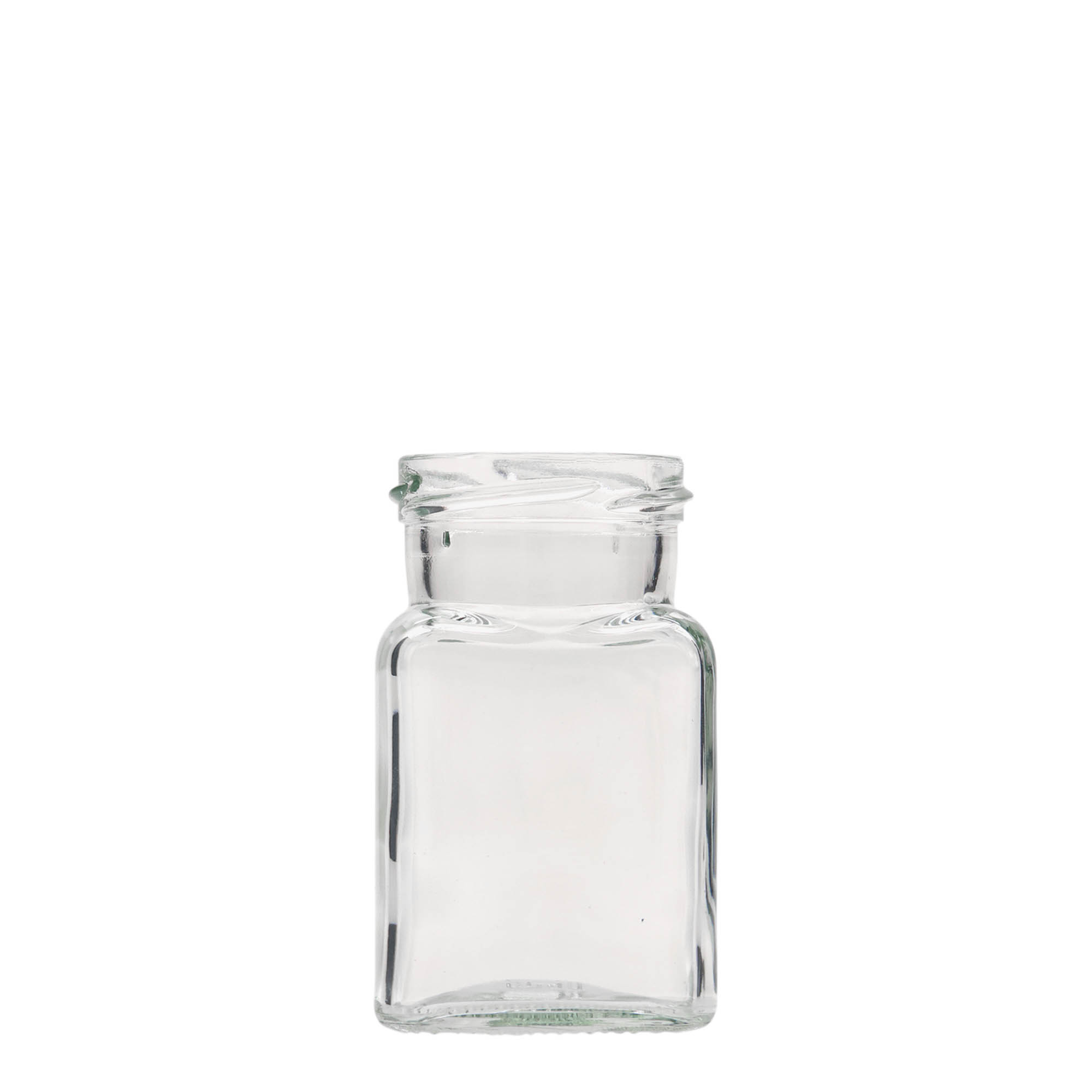 150 ml square jar, closure: twist off (TO 53)