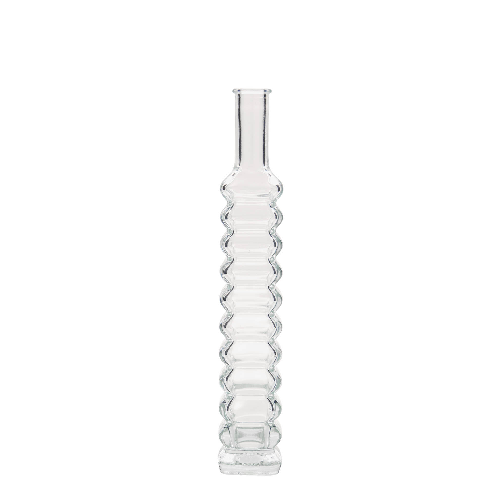 100 ml glass bottle 'Roma', square, closure: cork