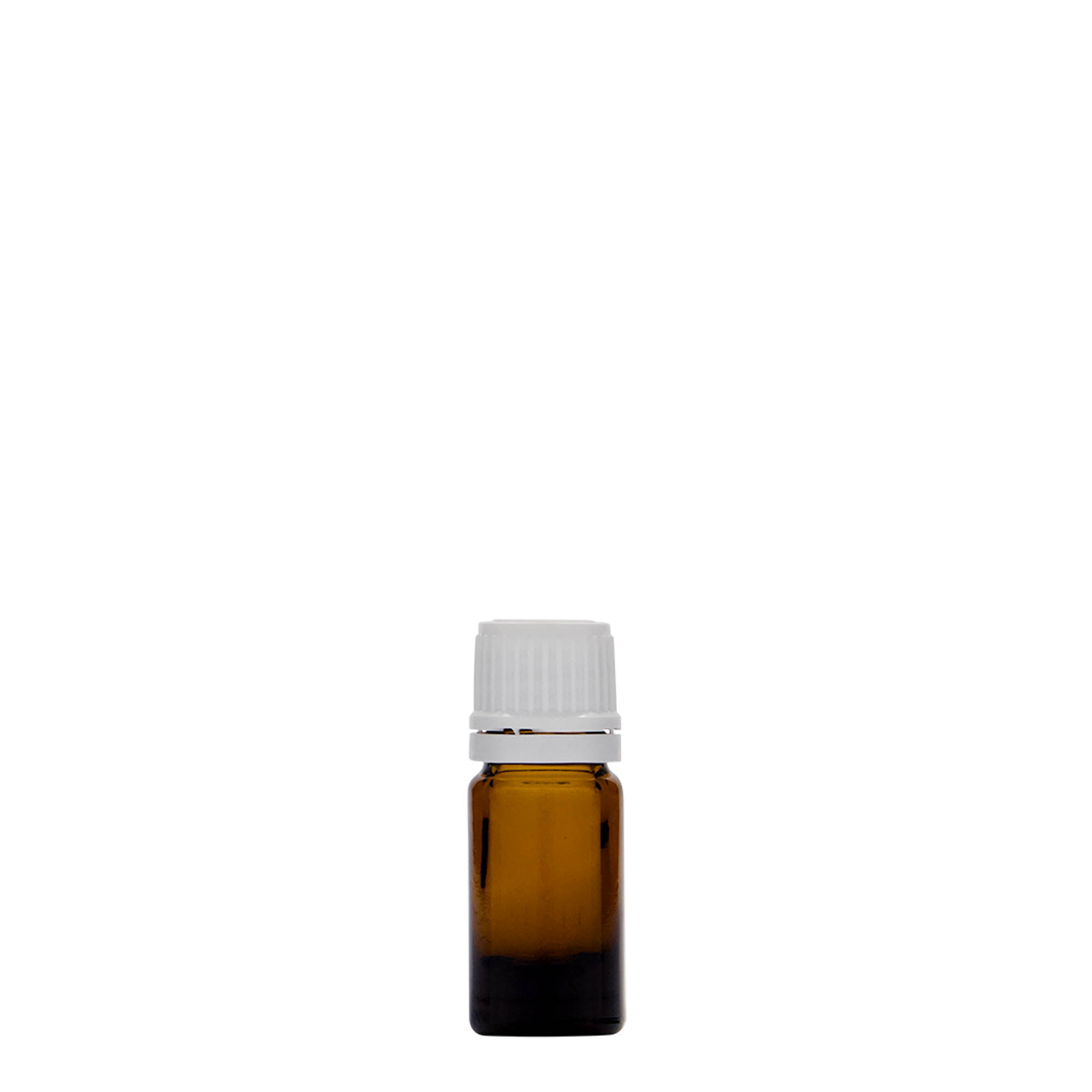 5 ml medicine bottle, glass, brown, closure: DIN 18