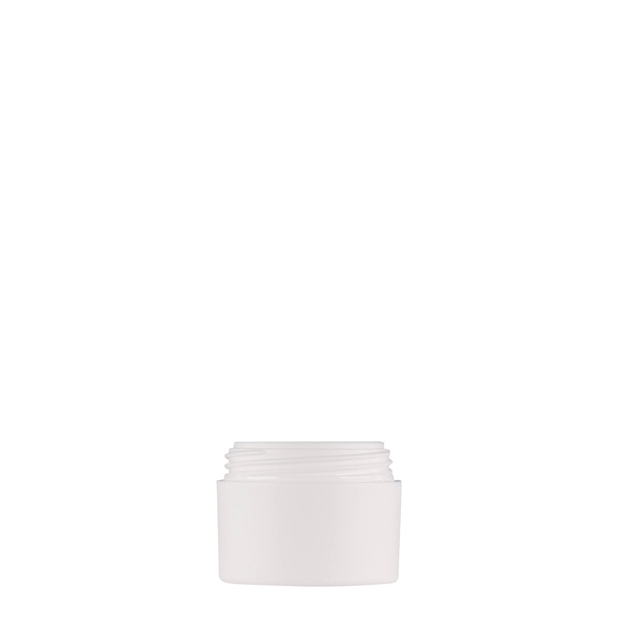 5 ml plastic jar 'Antonella', PP, white, closure: screw cap