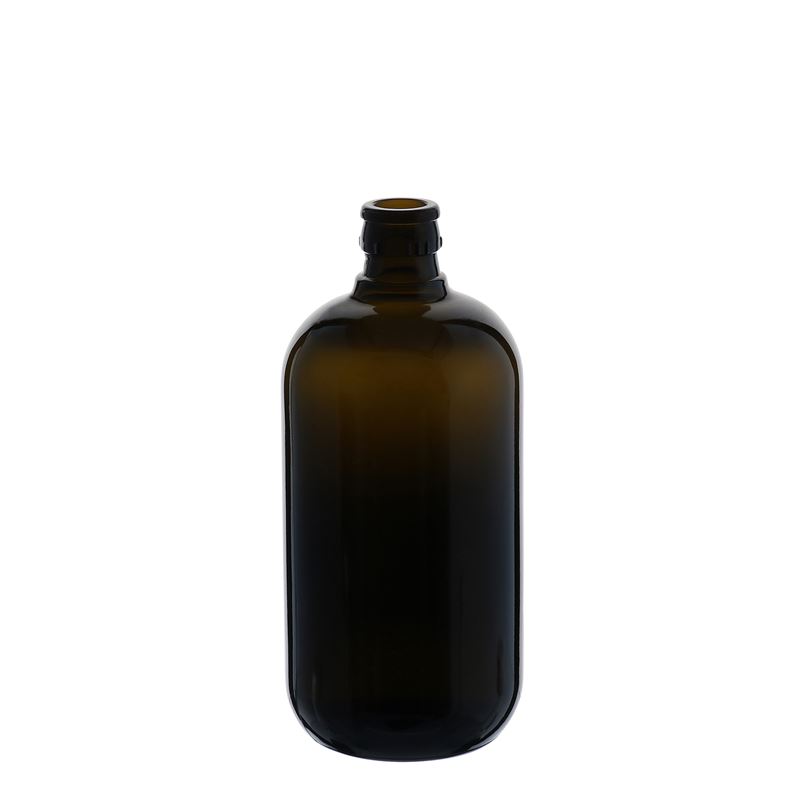 750 ml oil/vinegar bottle 'Biolio', glass, antique green, closure: DOP