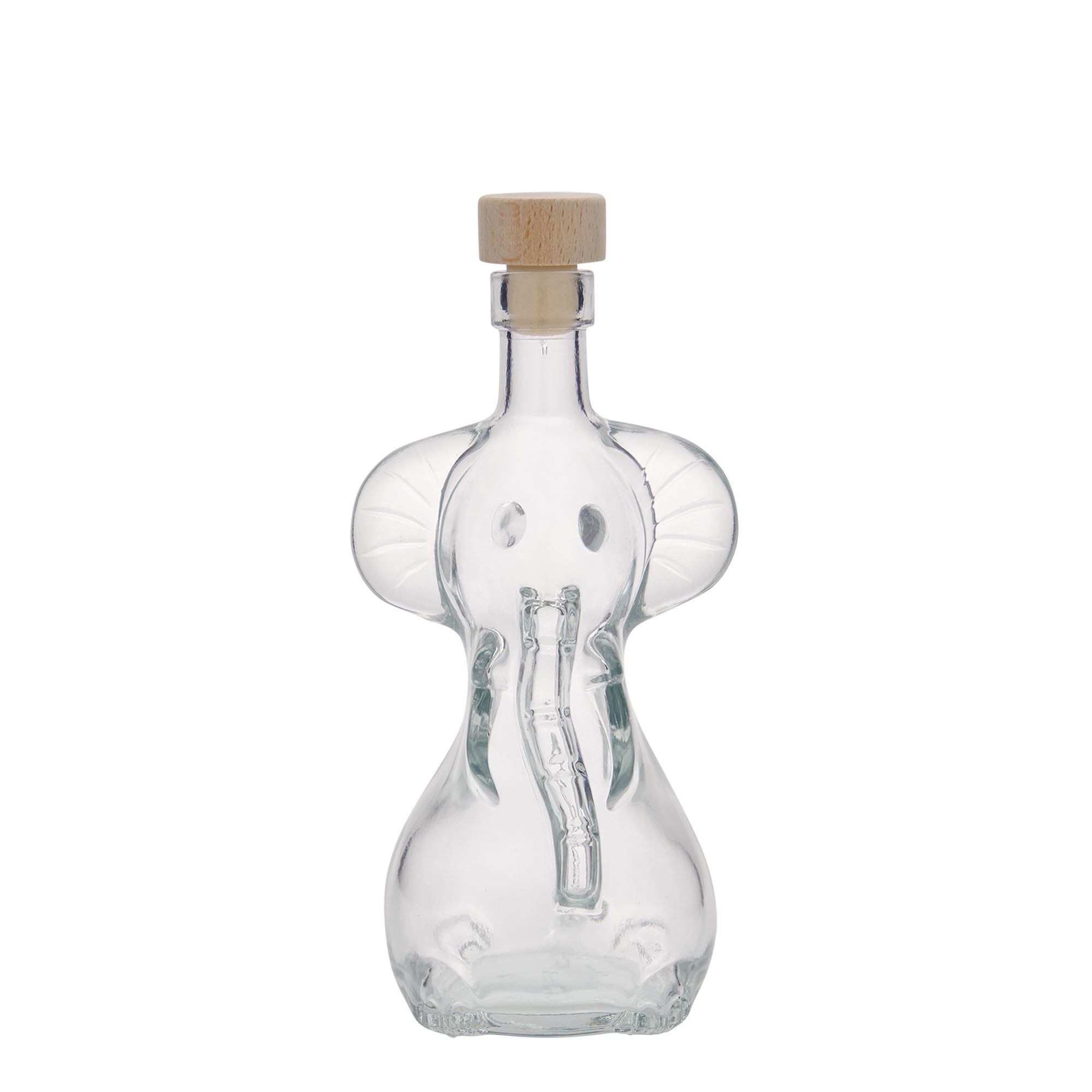 200 ml glass bottle 'Elephant', closure: cork