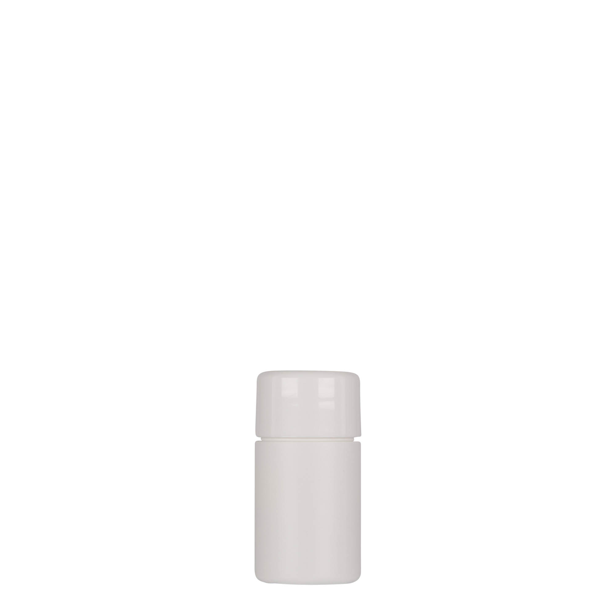 15 ml plastic bottle 'Tuffy', HDPE, white, closure: GPI 24/410