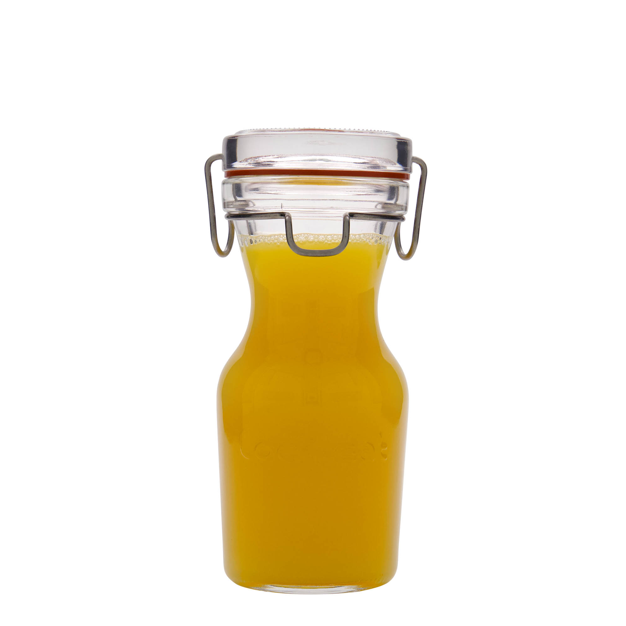 250 ml glass carafe 'Lock-Eat', closure: clip top