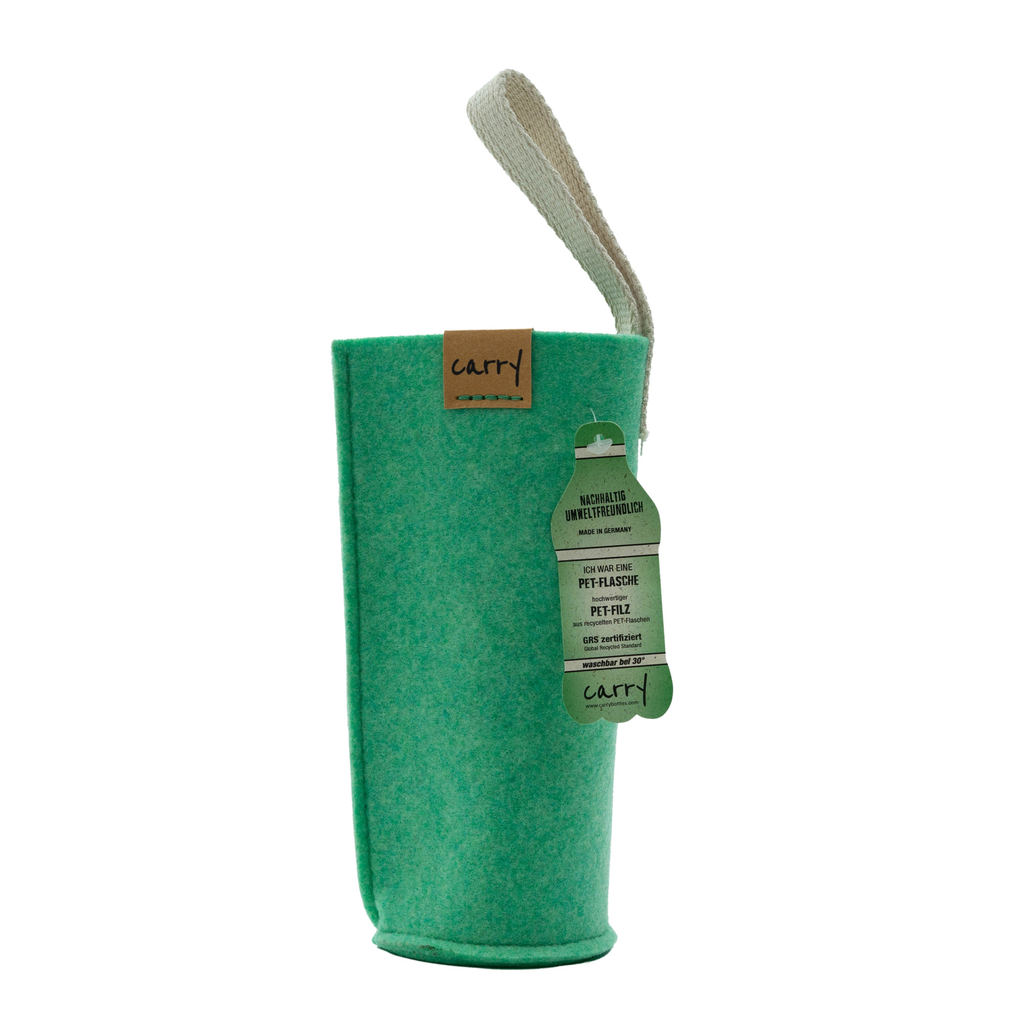 CARRY Sleeve, fabric, mint green