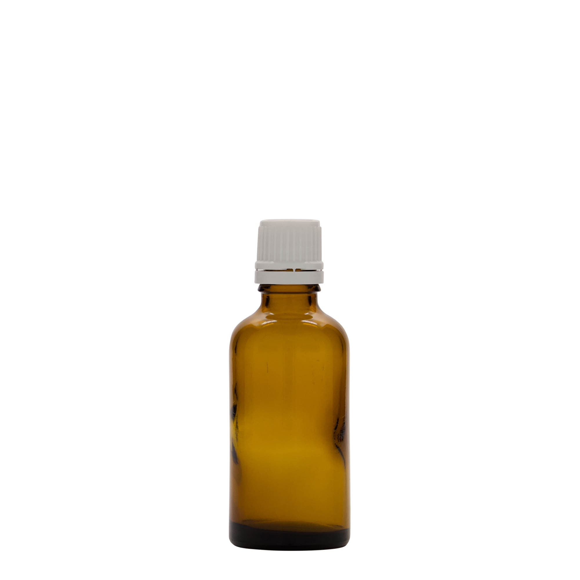 50 ml medicine bottle, glass, brown, closure: DIN 18