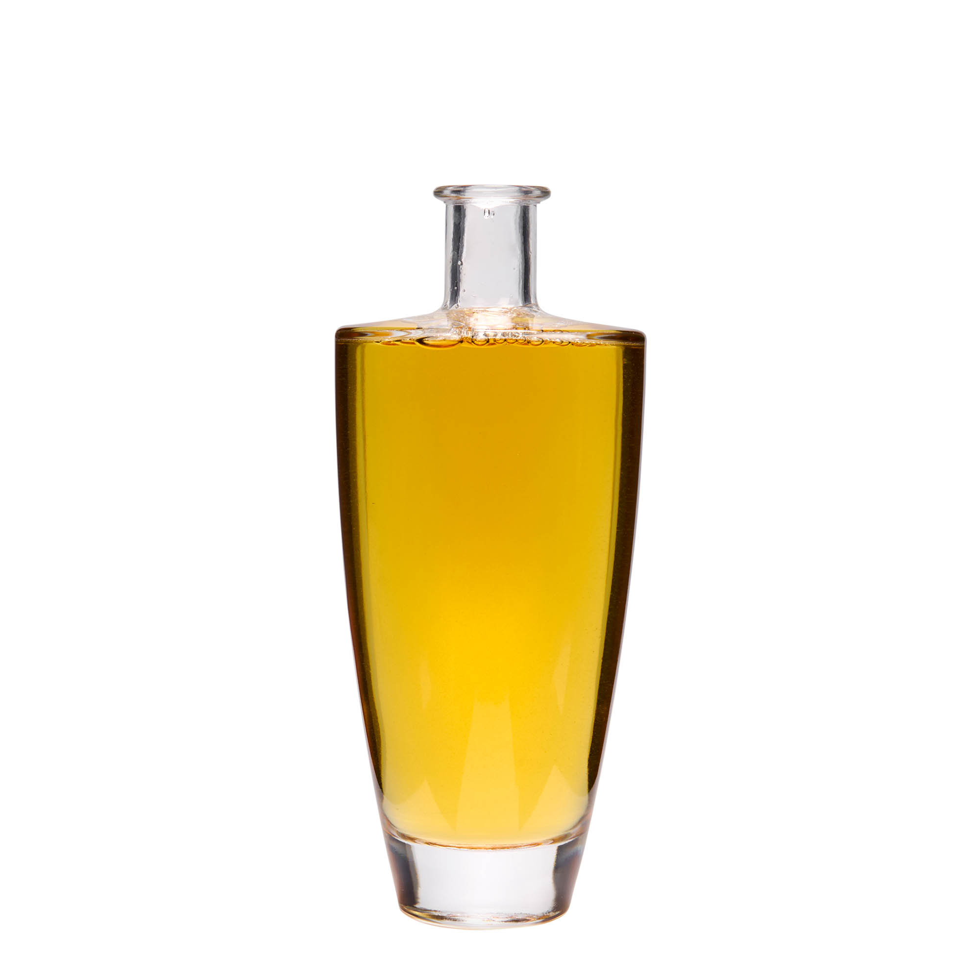 500 ml glass bottle 'Vanessa', oval, closure: cork