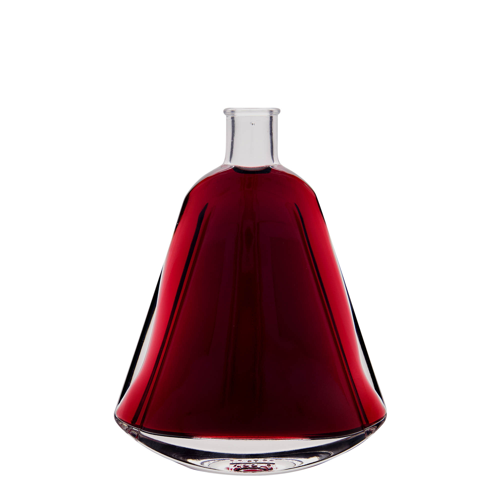 350 ml glass bottle 'Maurizio', oval, closure: cork