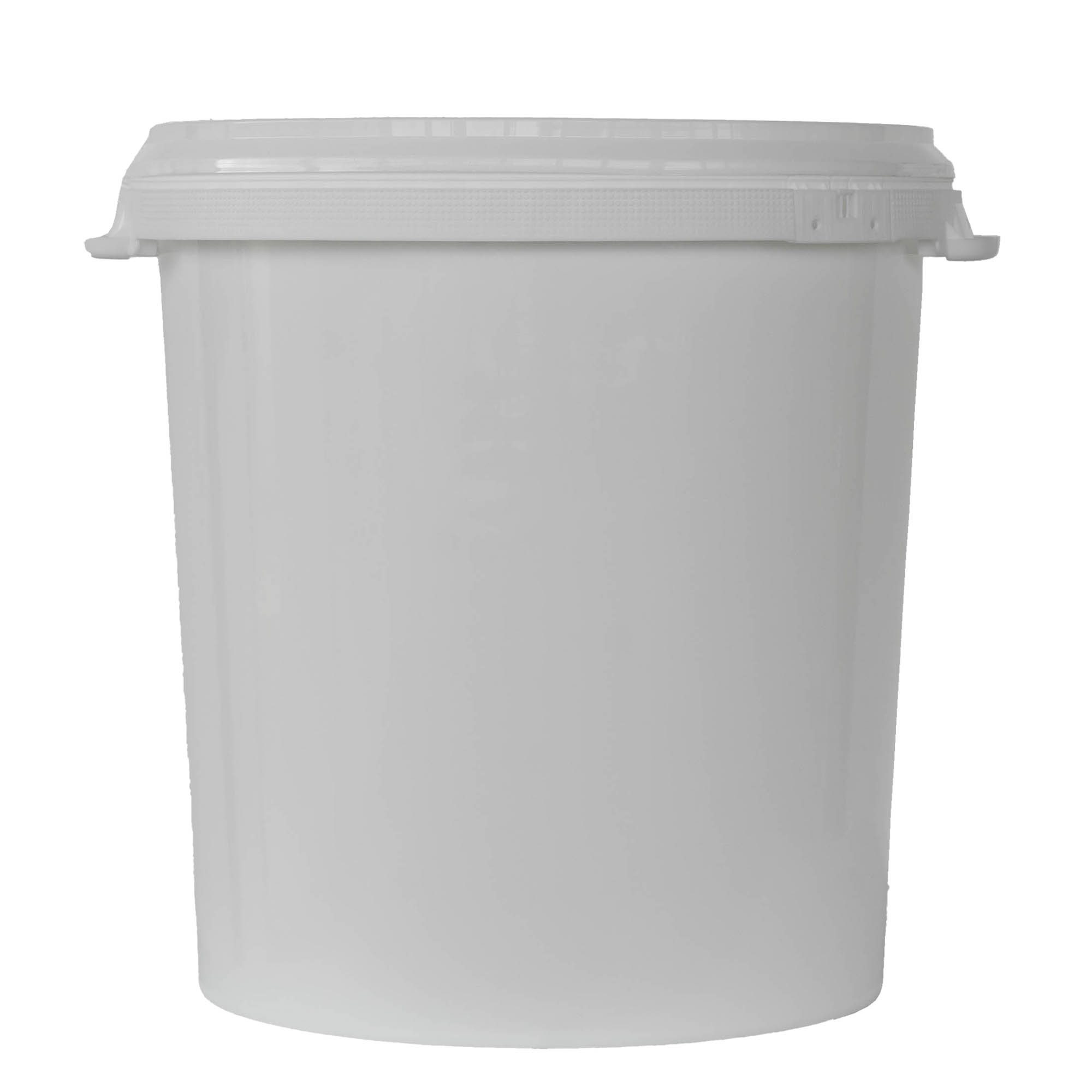 30 l bucket, PP plastic, white