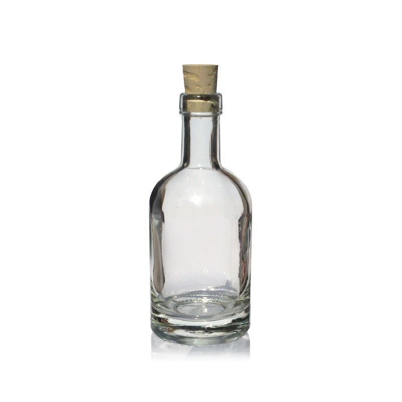 100 ml glass bottle 'Linea Uno', closure: cork