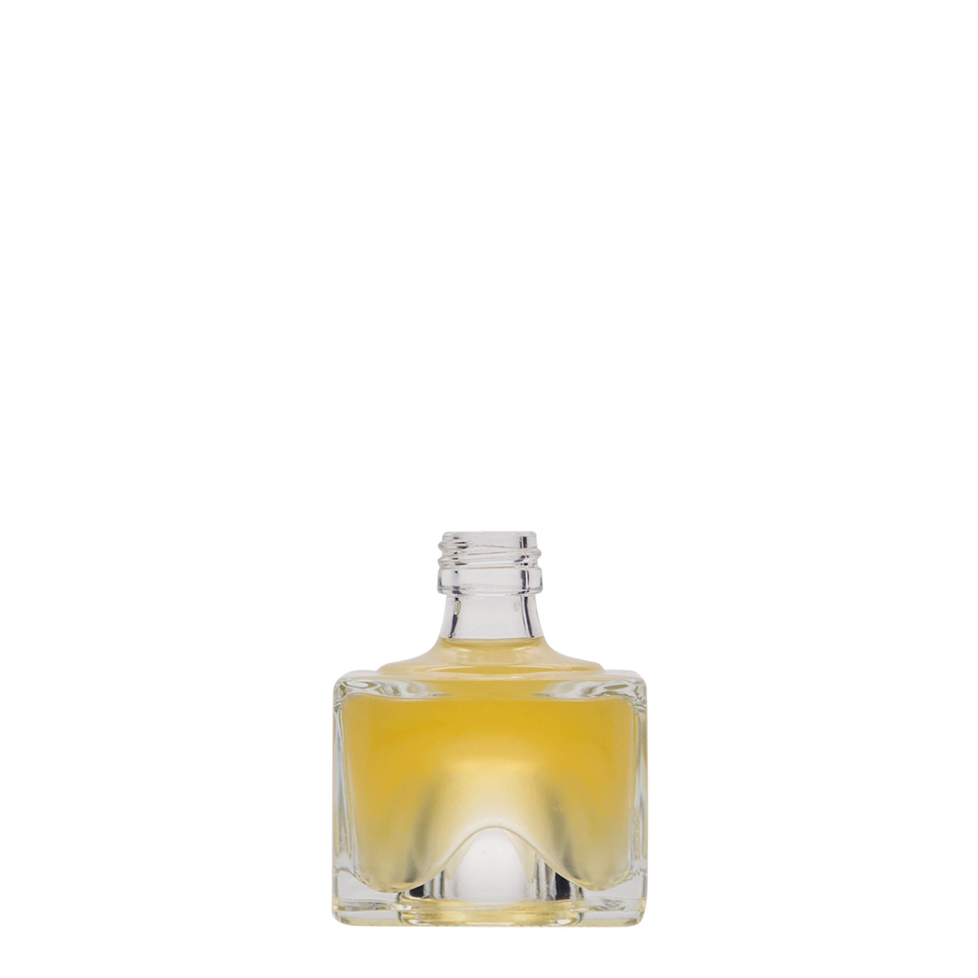 40 ml glass bottle 'Cocolores', square, closure: PP 18