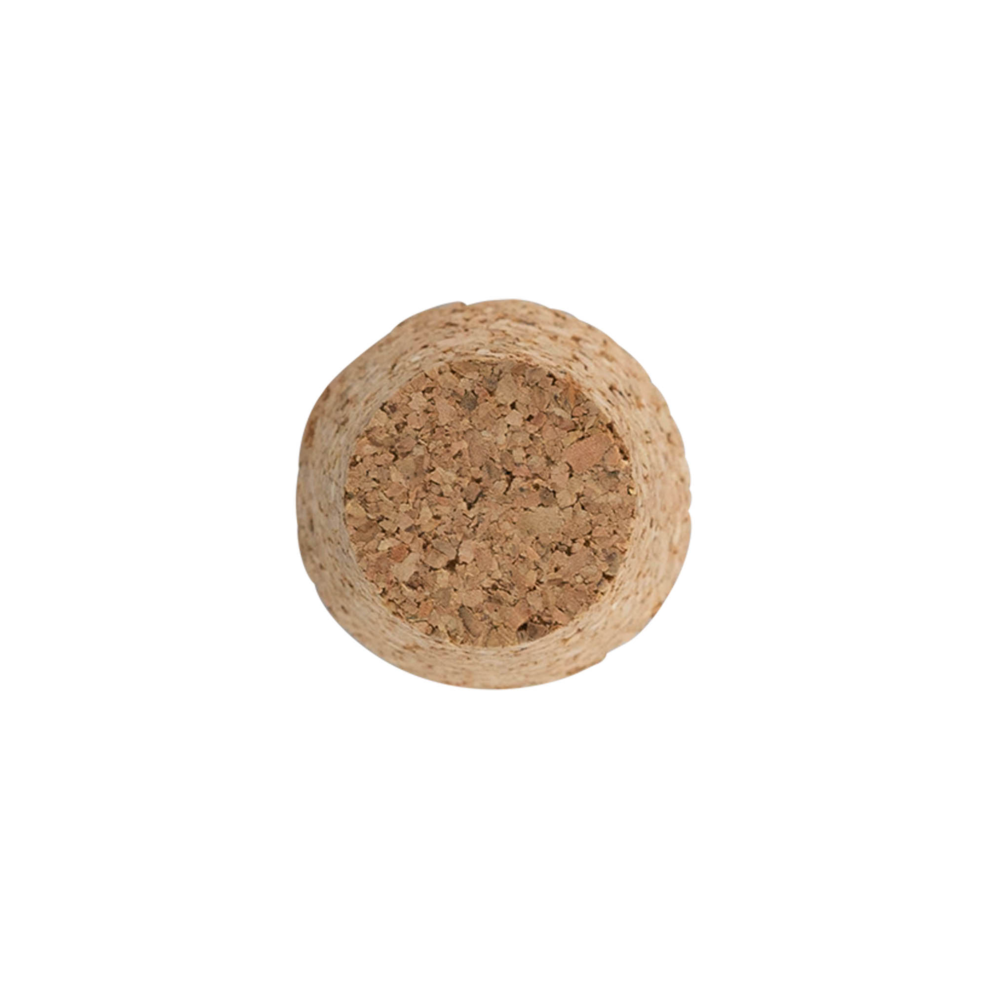 Pointed cork 25–35 x 27, pressed cork, beige, for opening: cork