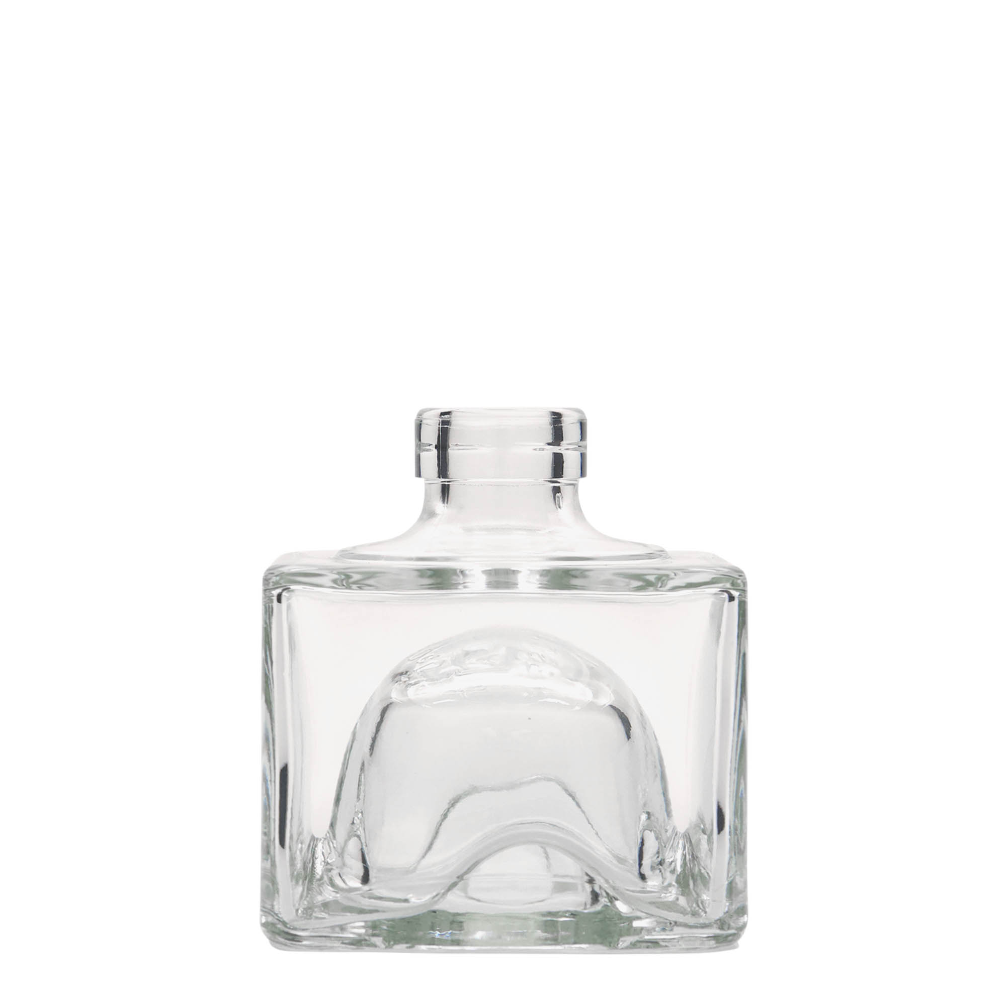 200 ml glass bottle 'Cocolores', square, closure: cork