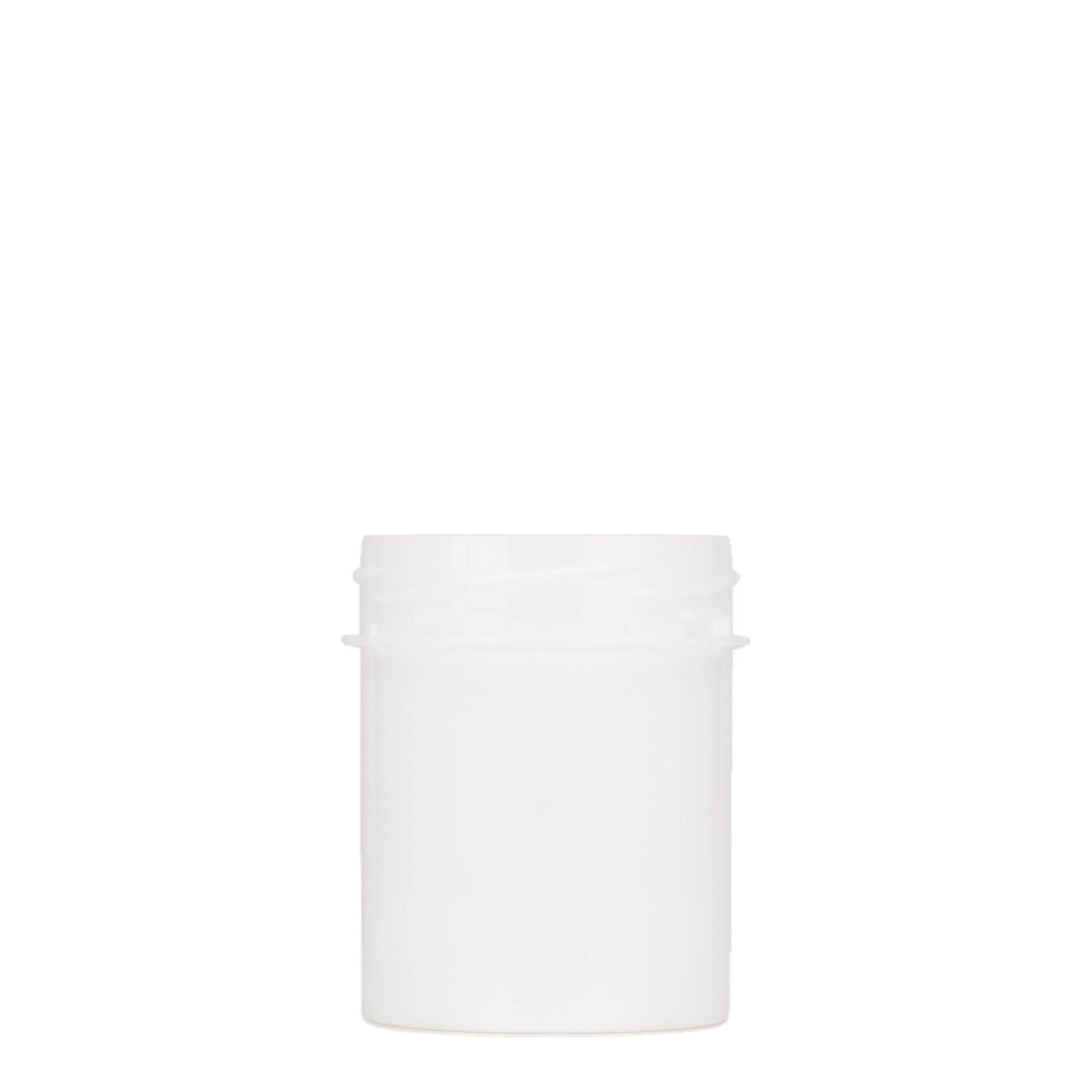 150 ml plastic jar 'Securilock', PP, white, closure: screw cap