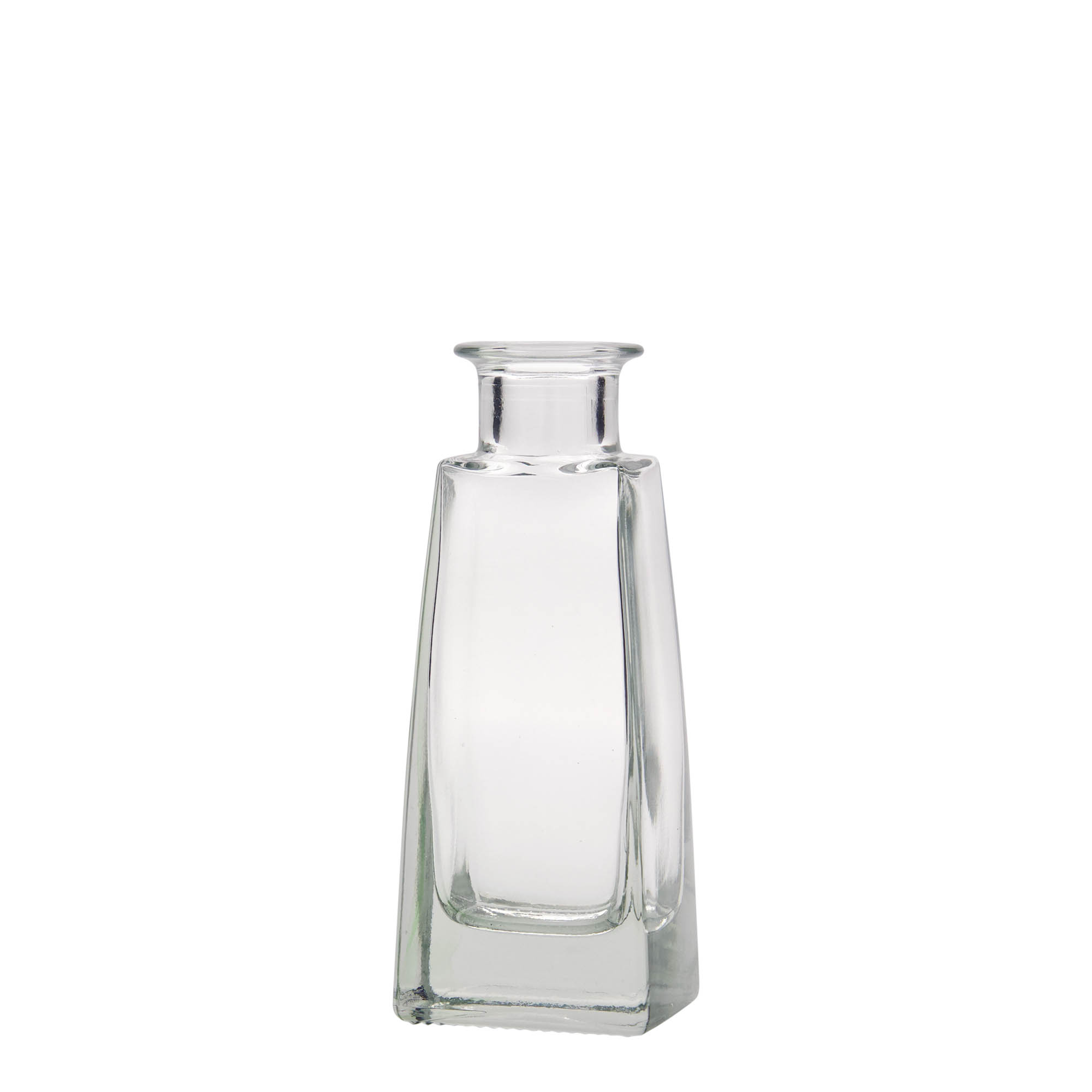 100 ml glass bottle 'Timmy', rectangular, closure: cork