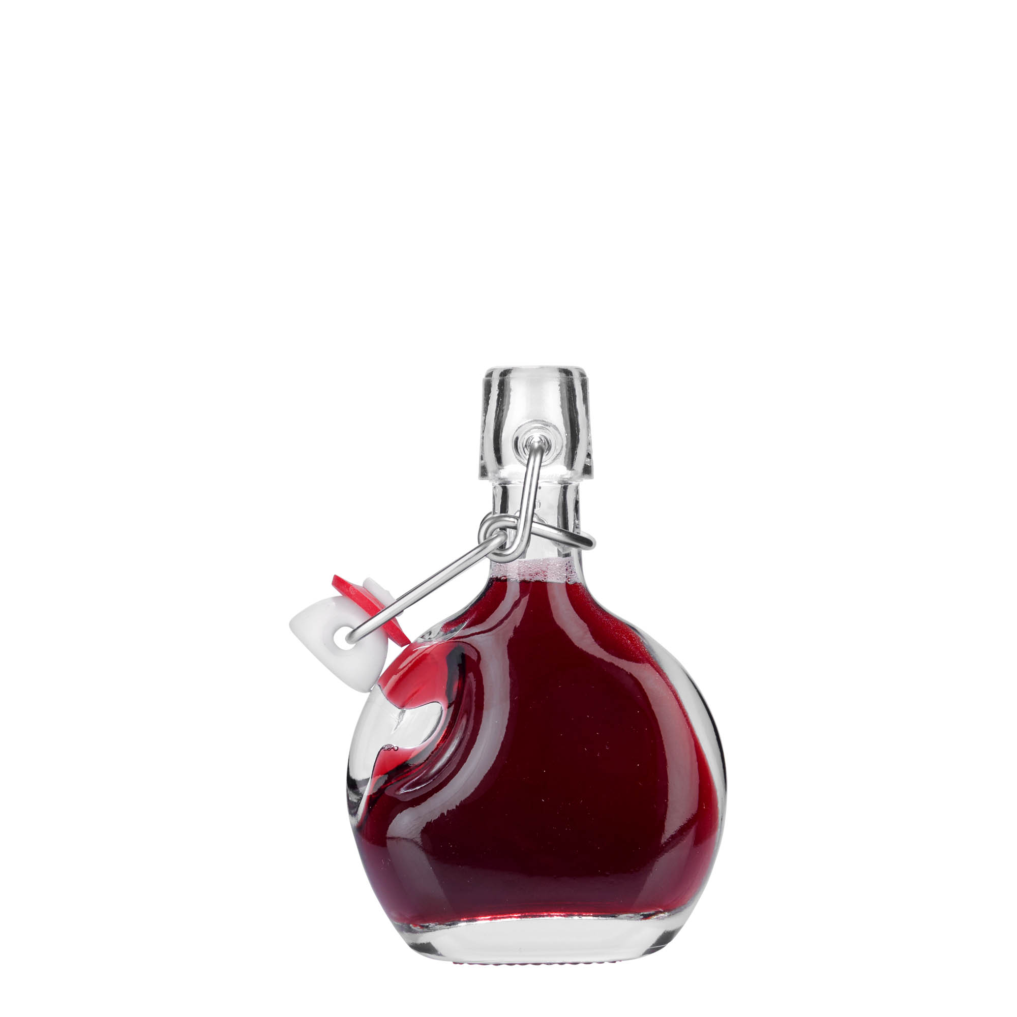 40 ml glass bottle 'Lukas', oval, closure: swing top