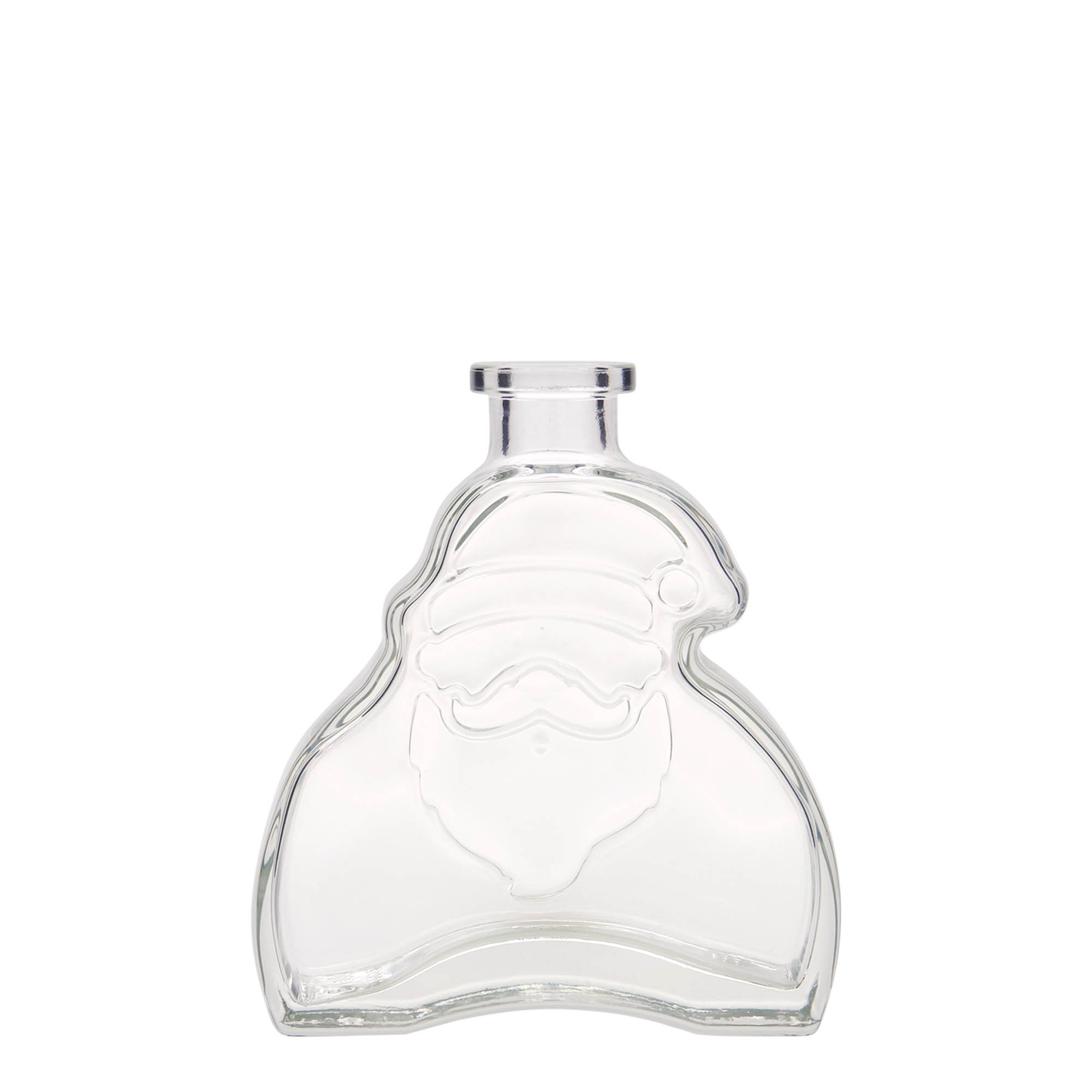 200 ml glass bottle 'Santa Claus', closure: cork