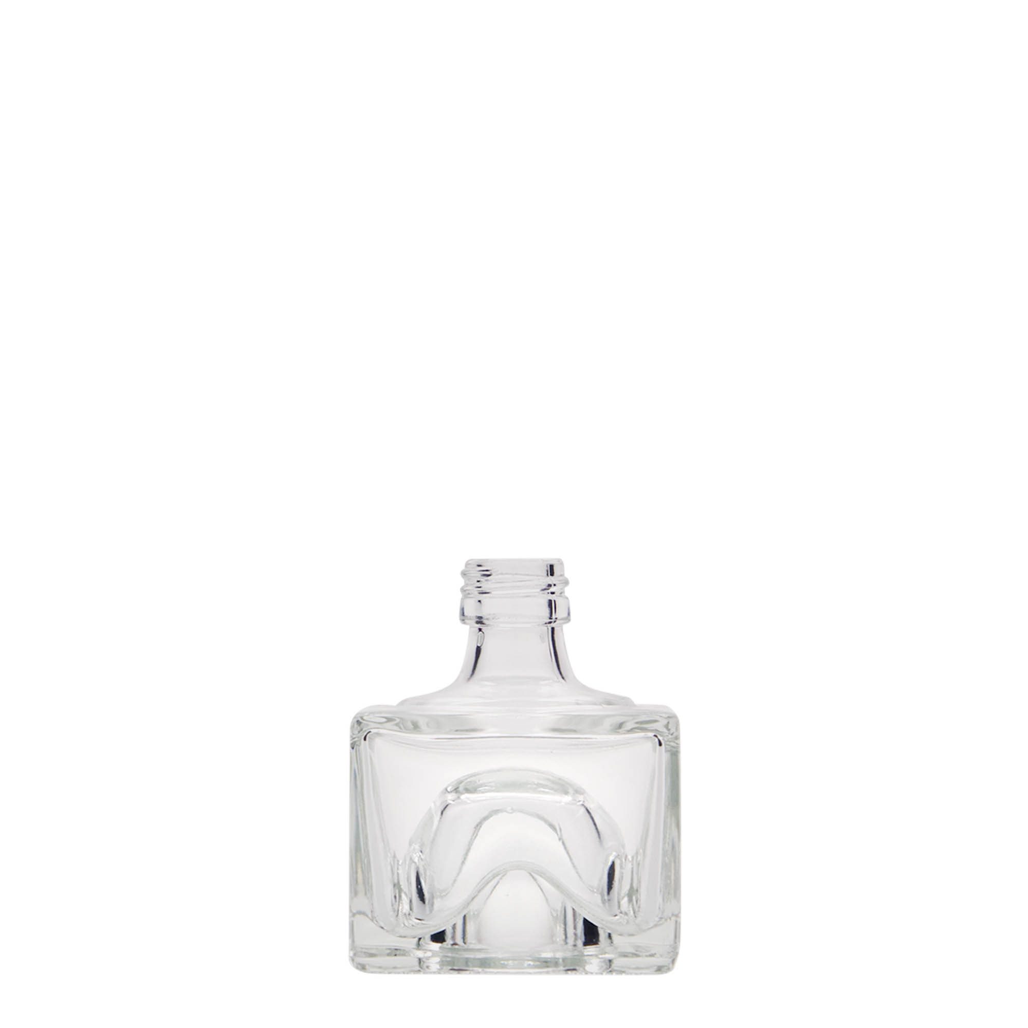 40 ml glass bottle 'Cocolores', square, closure: PP 18