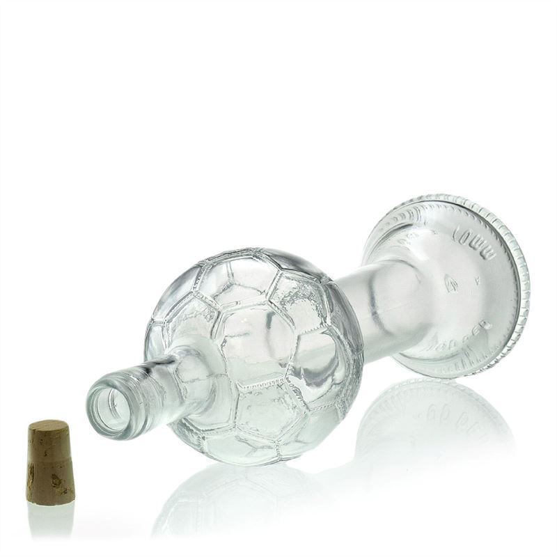 700 ml glass bottle 'Football Cup', closure: cork