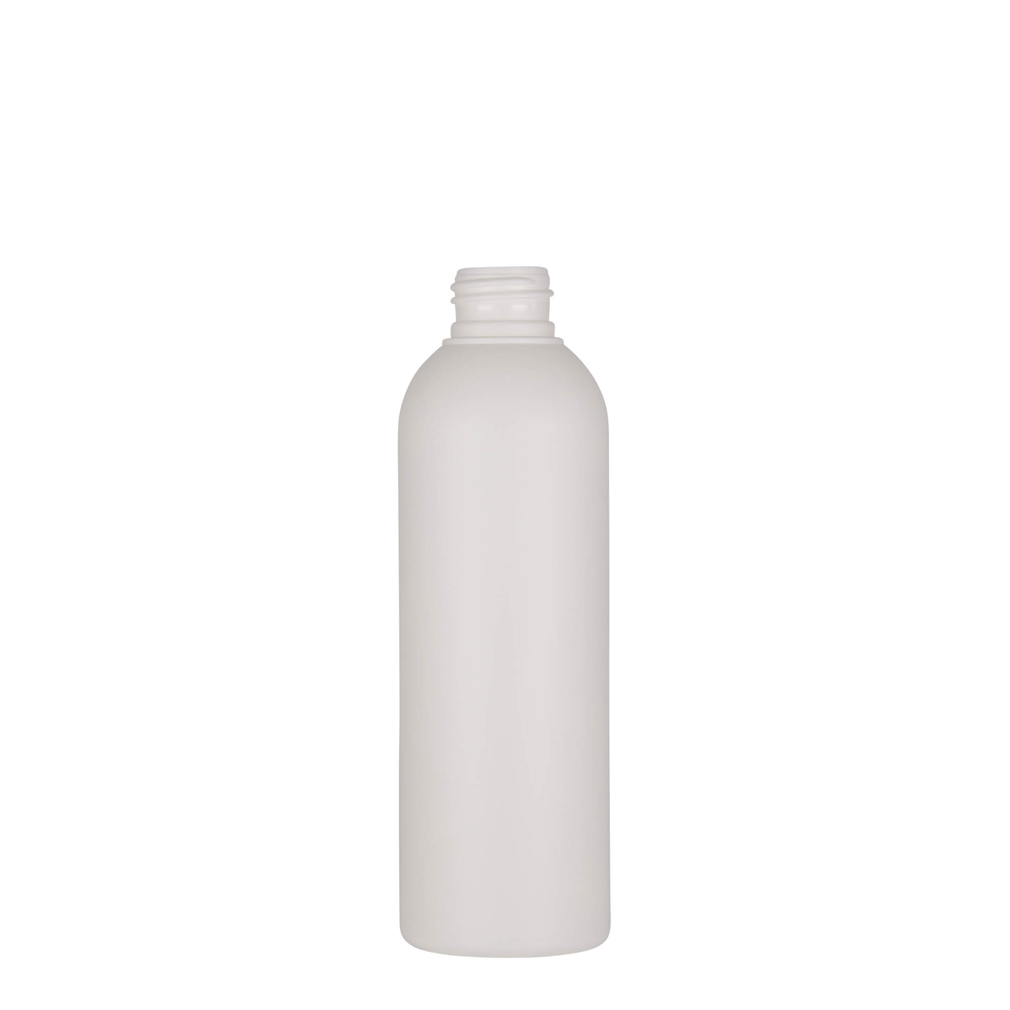 200 ml plastic bottle 'Tuffy', HDPE, white, closure: GPI 24/410