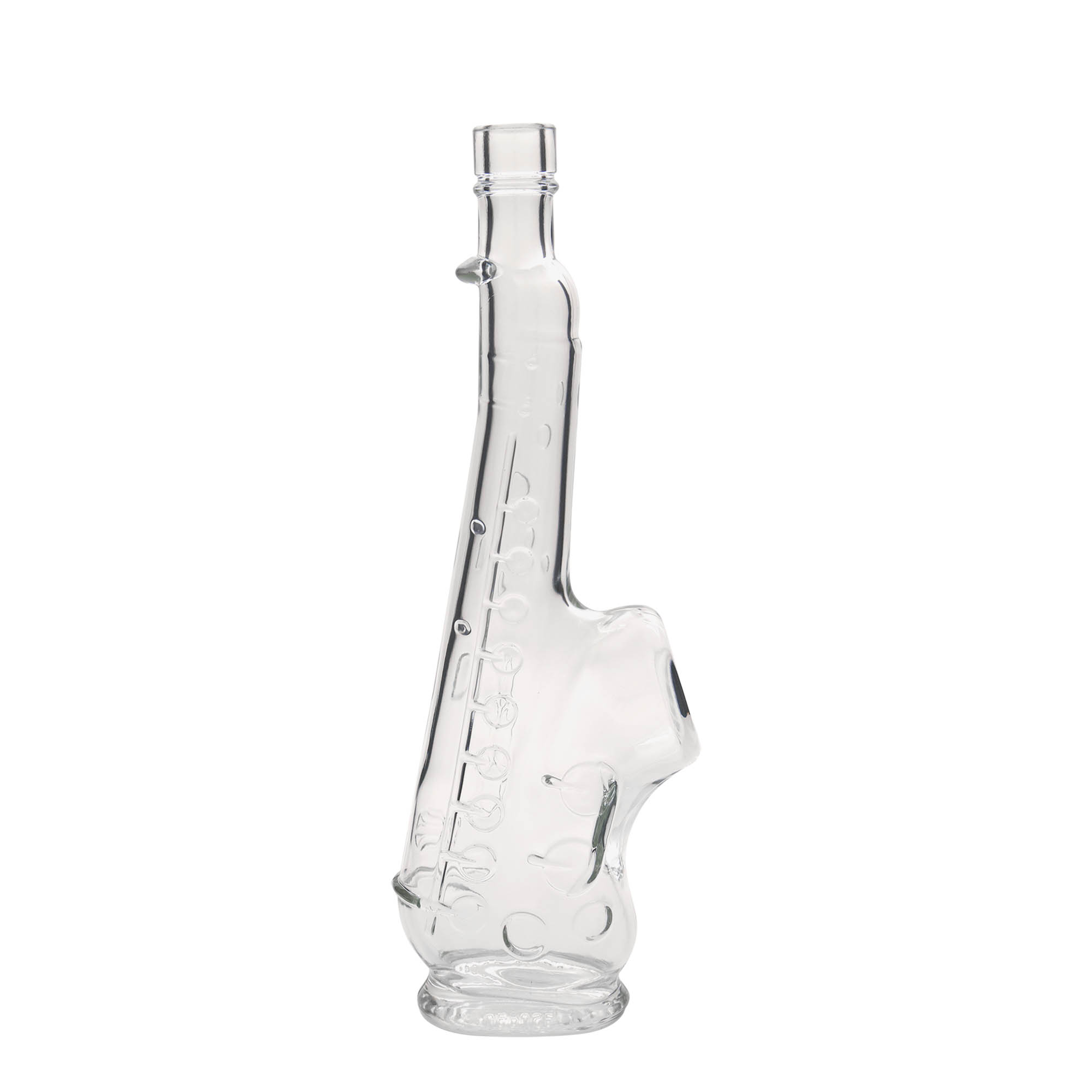 500 ml glass bottle 'Saxophone', closure: cork