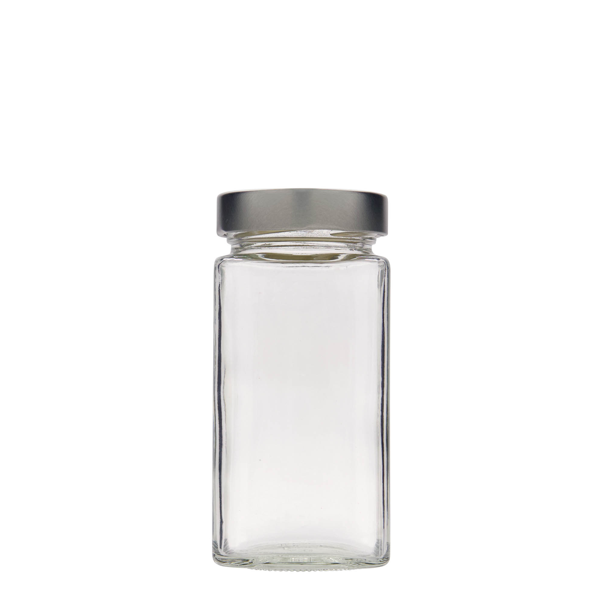 314 ml square jar 'Funny', closure: deep twist off (DTO 58)