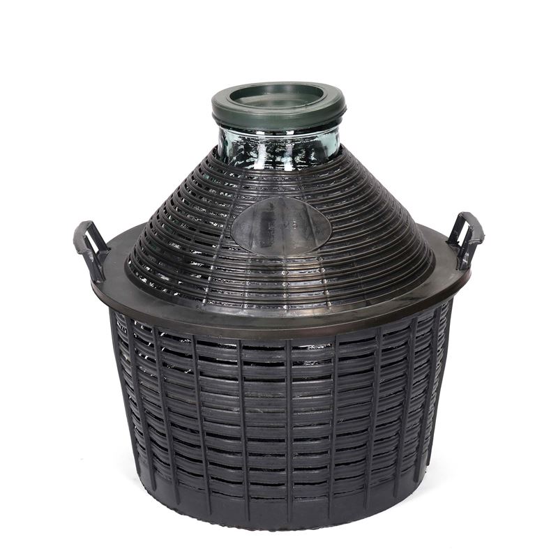 25 l wide neck carboy, glass, closure: slip lid