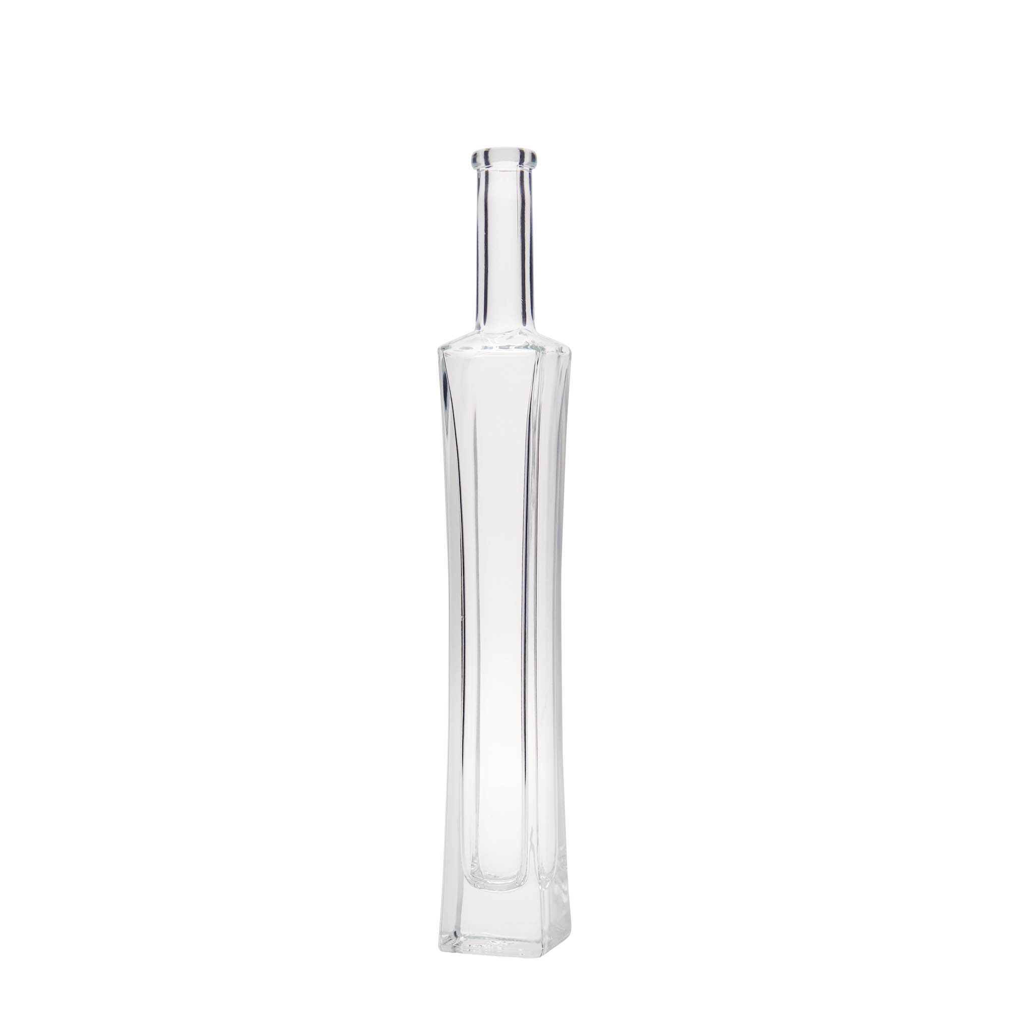 100 ml glass bottle 'Koko', square, closure: cork