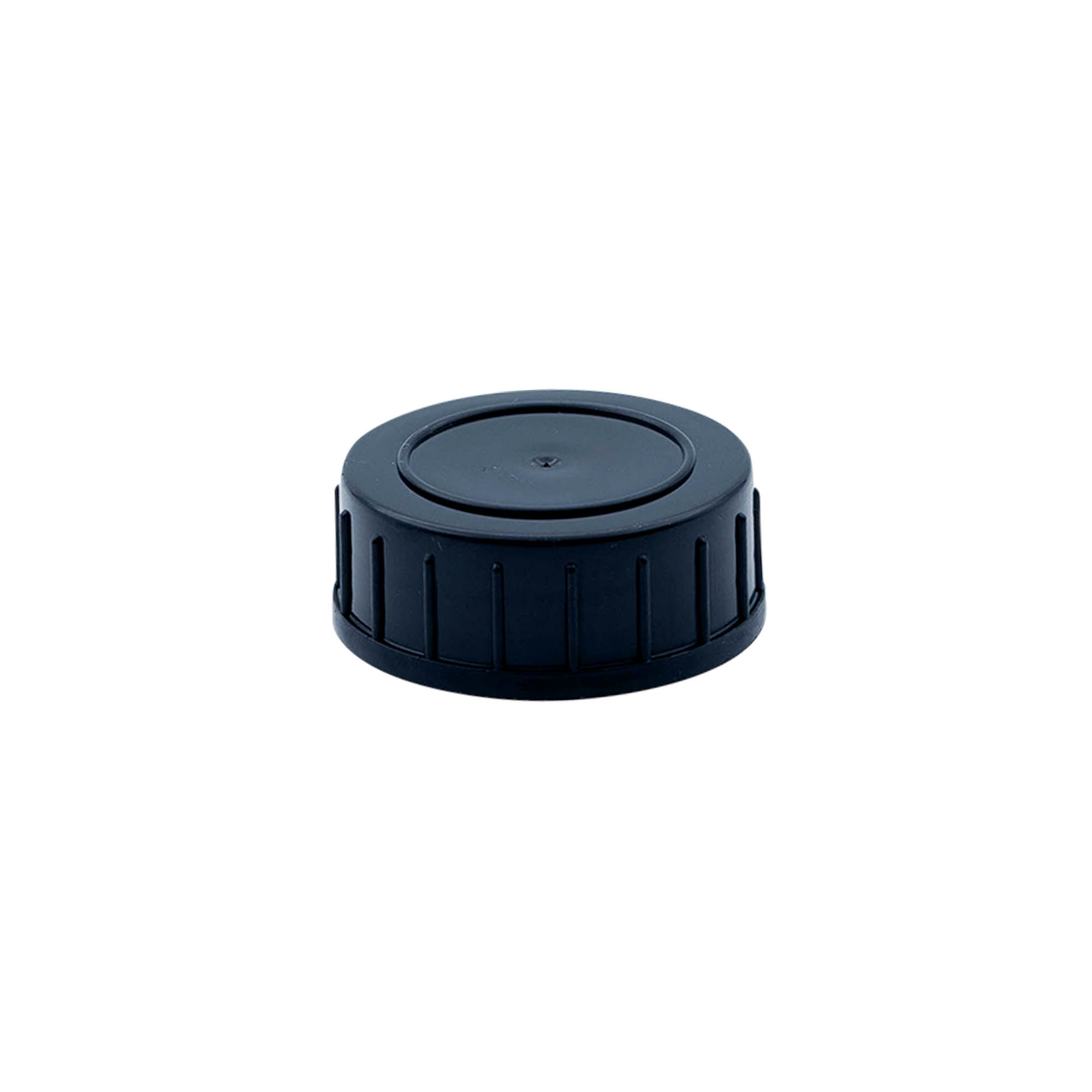 Screw cap, PP plastic, black, for opening: DIN 32