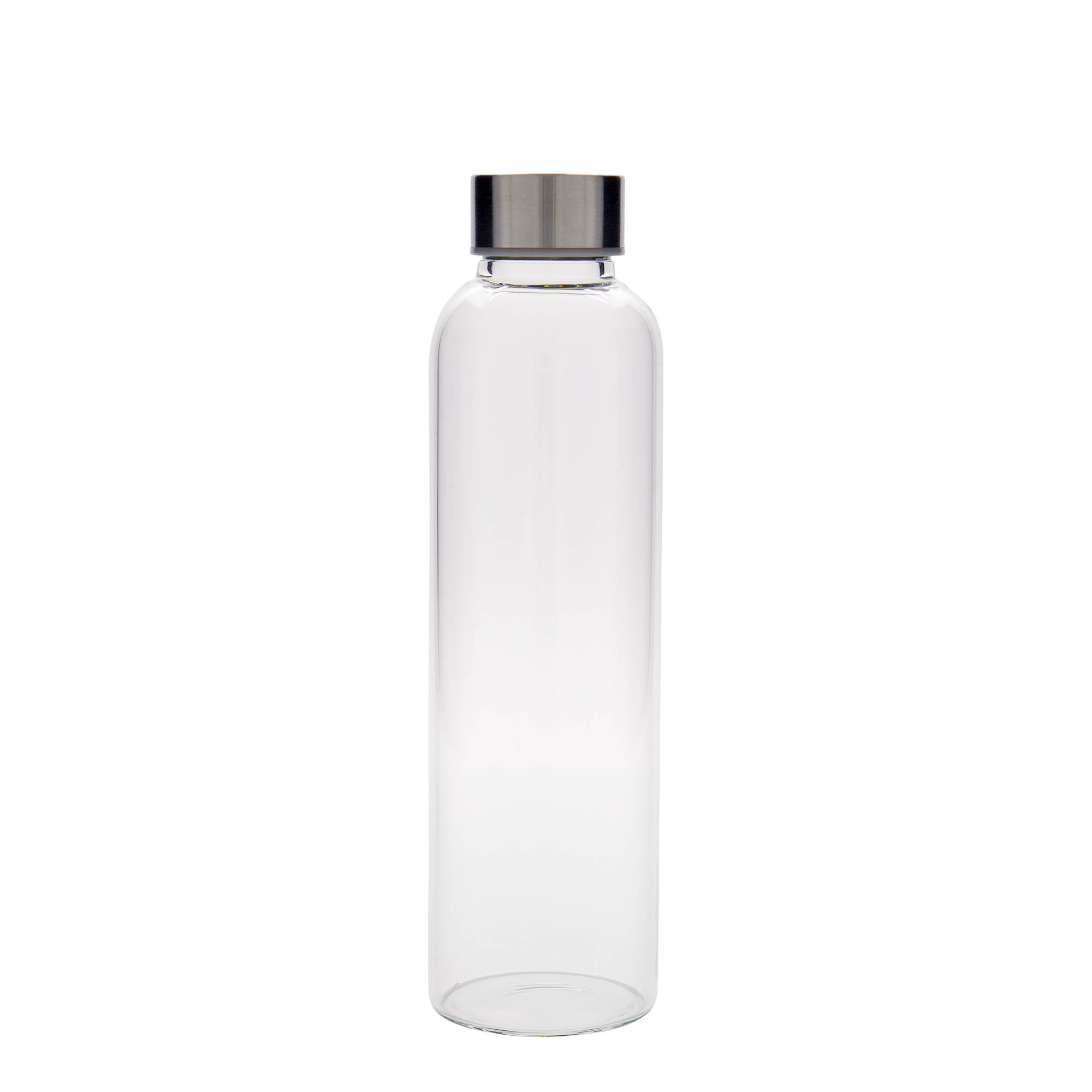 500 ml water bottle 'Perseus', glass, closure: screw cap