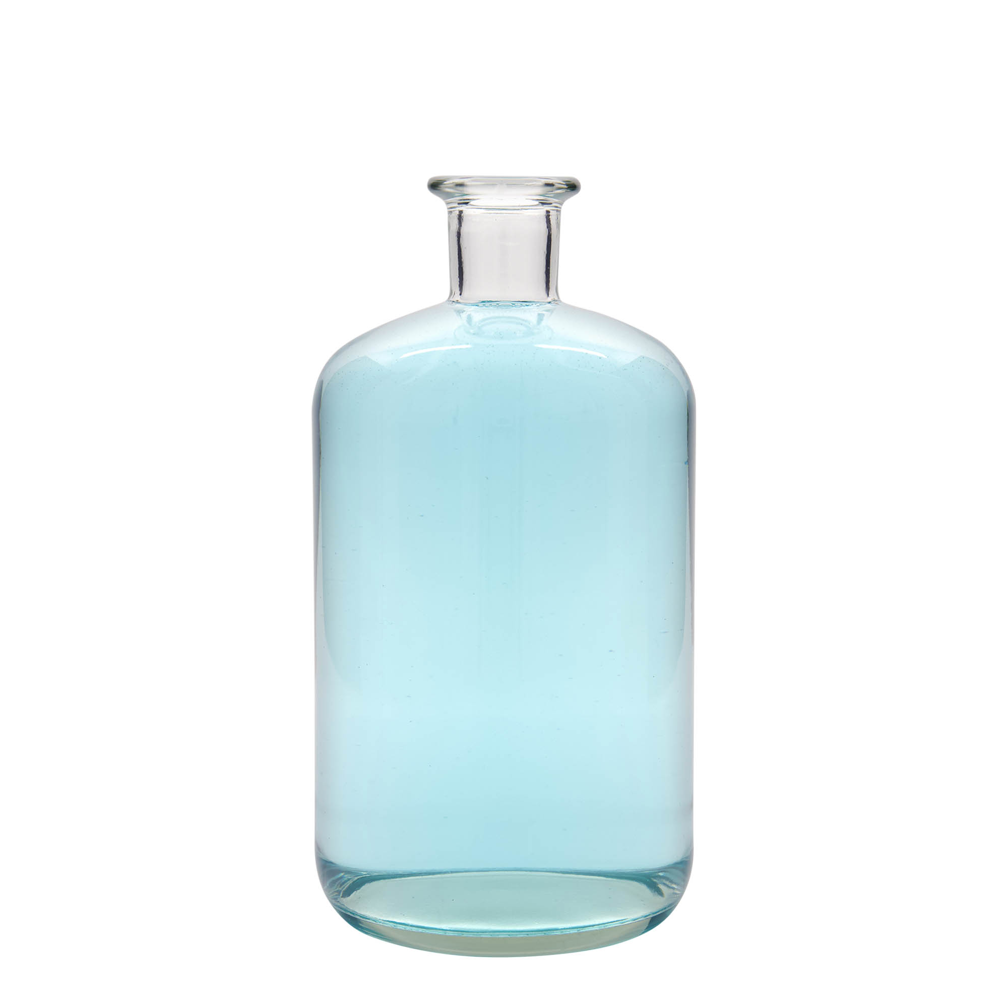 1,500 ml glass apothecary bottle, closure: cork