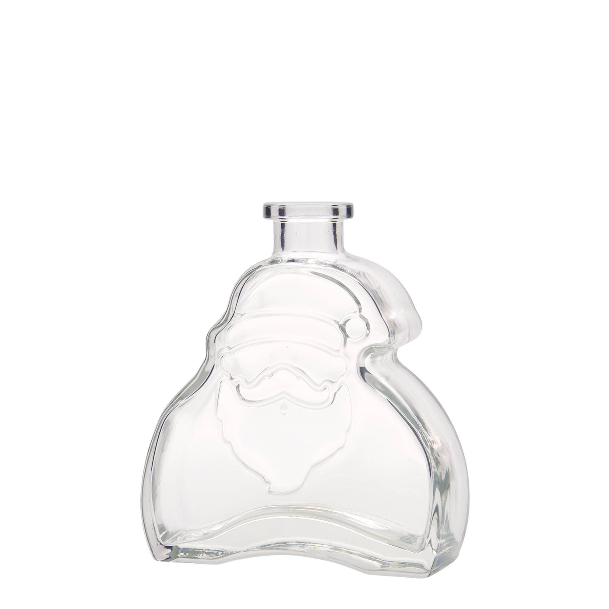 200 ml glass bottle 'Santa Claus', closure: cork