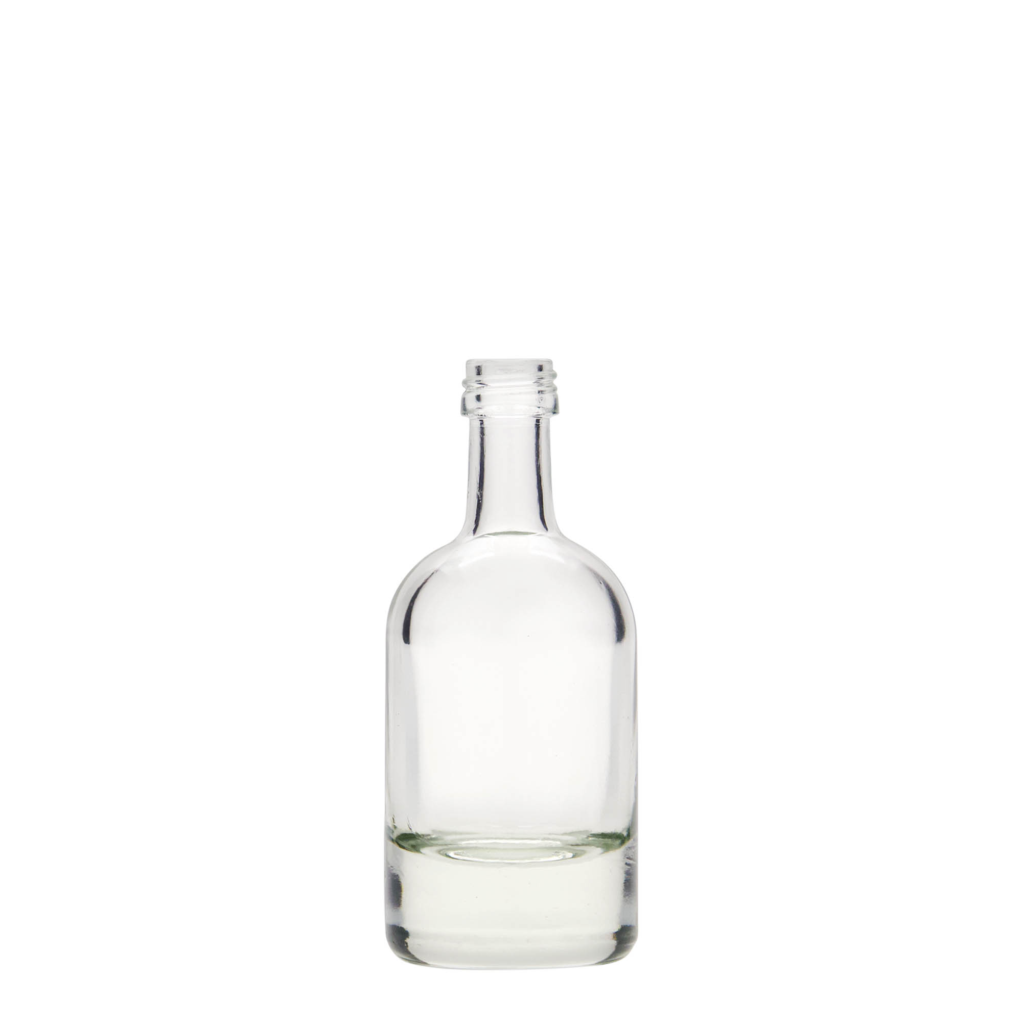 50 ml glass bottle 'Linea Uno', closure: PP 18