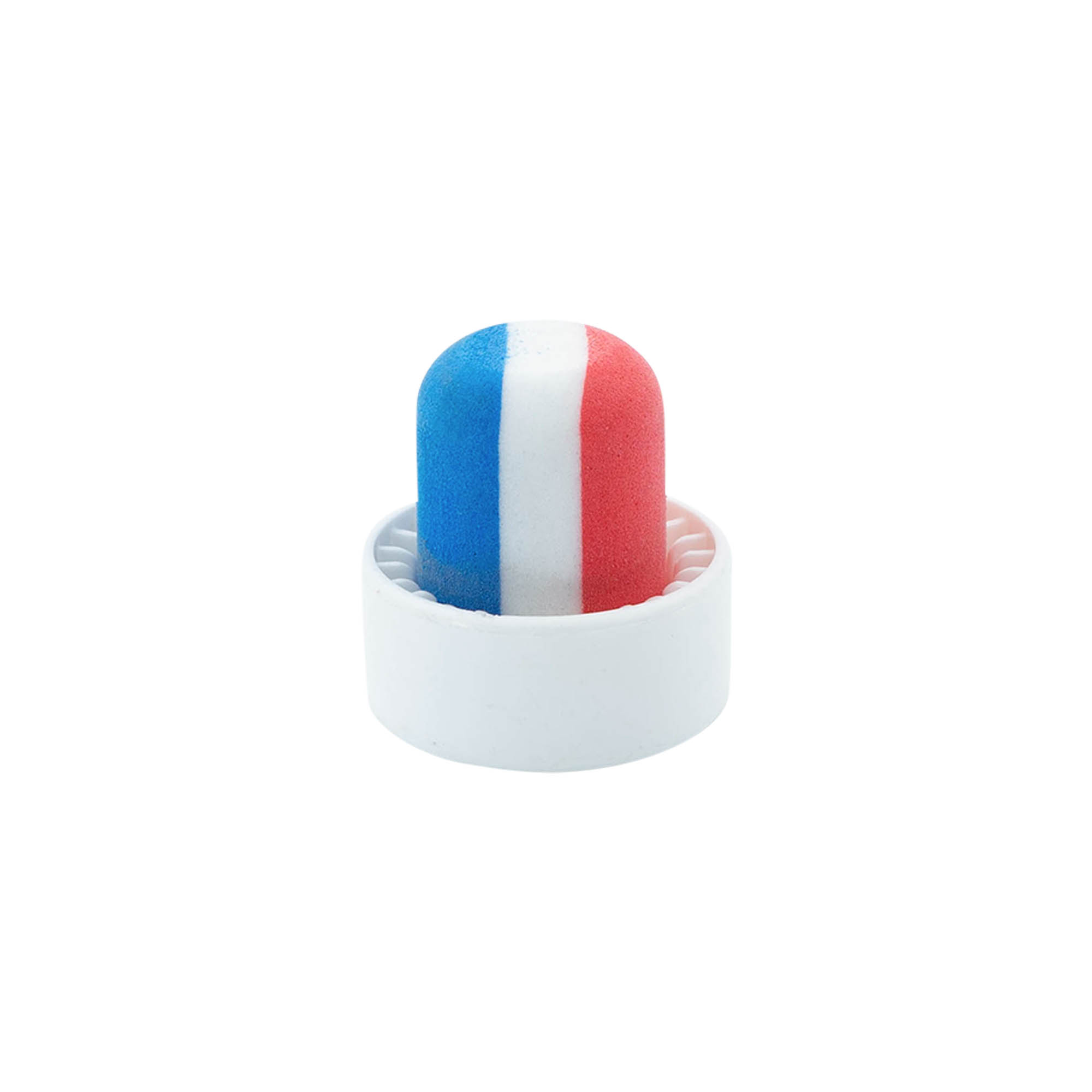 19 mm mushroom cork 'France', plastic, multicolour, for opening: cork