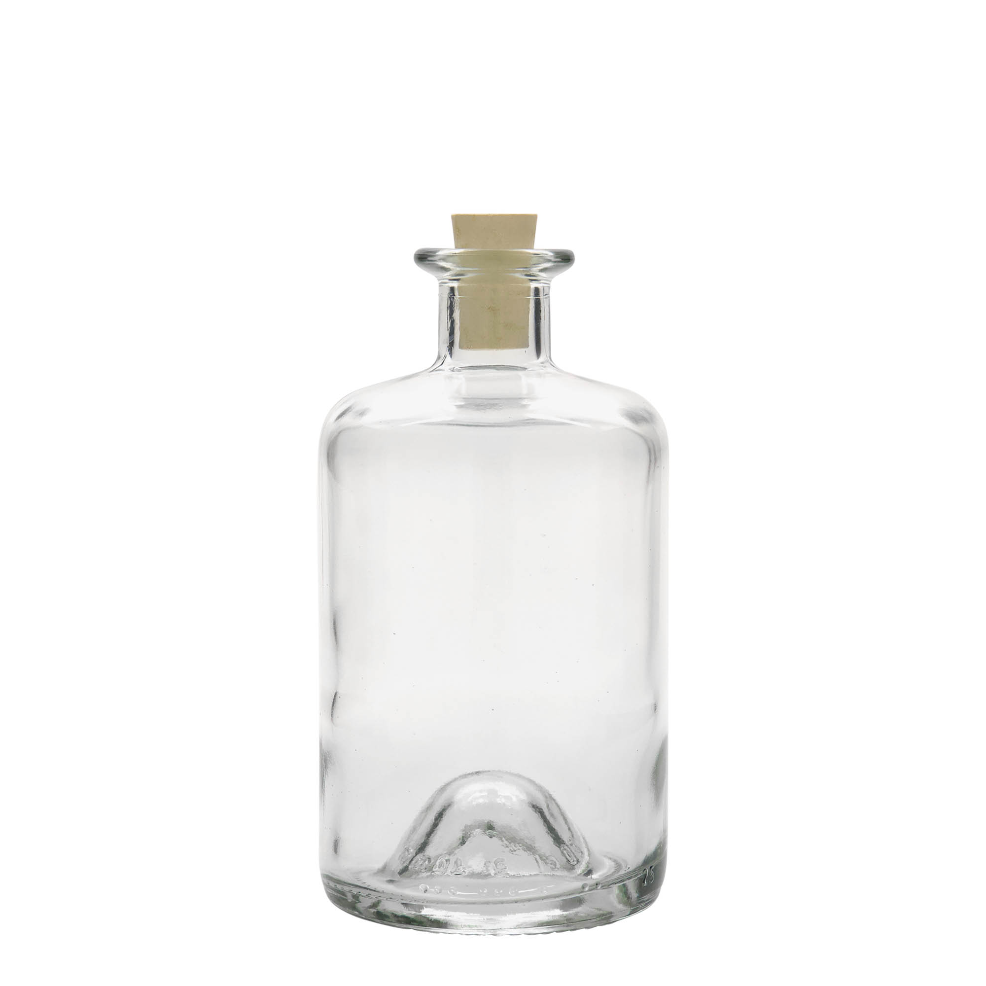 500 ml glass apothecary bottle, closure: cork