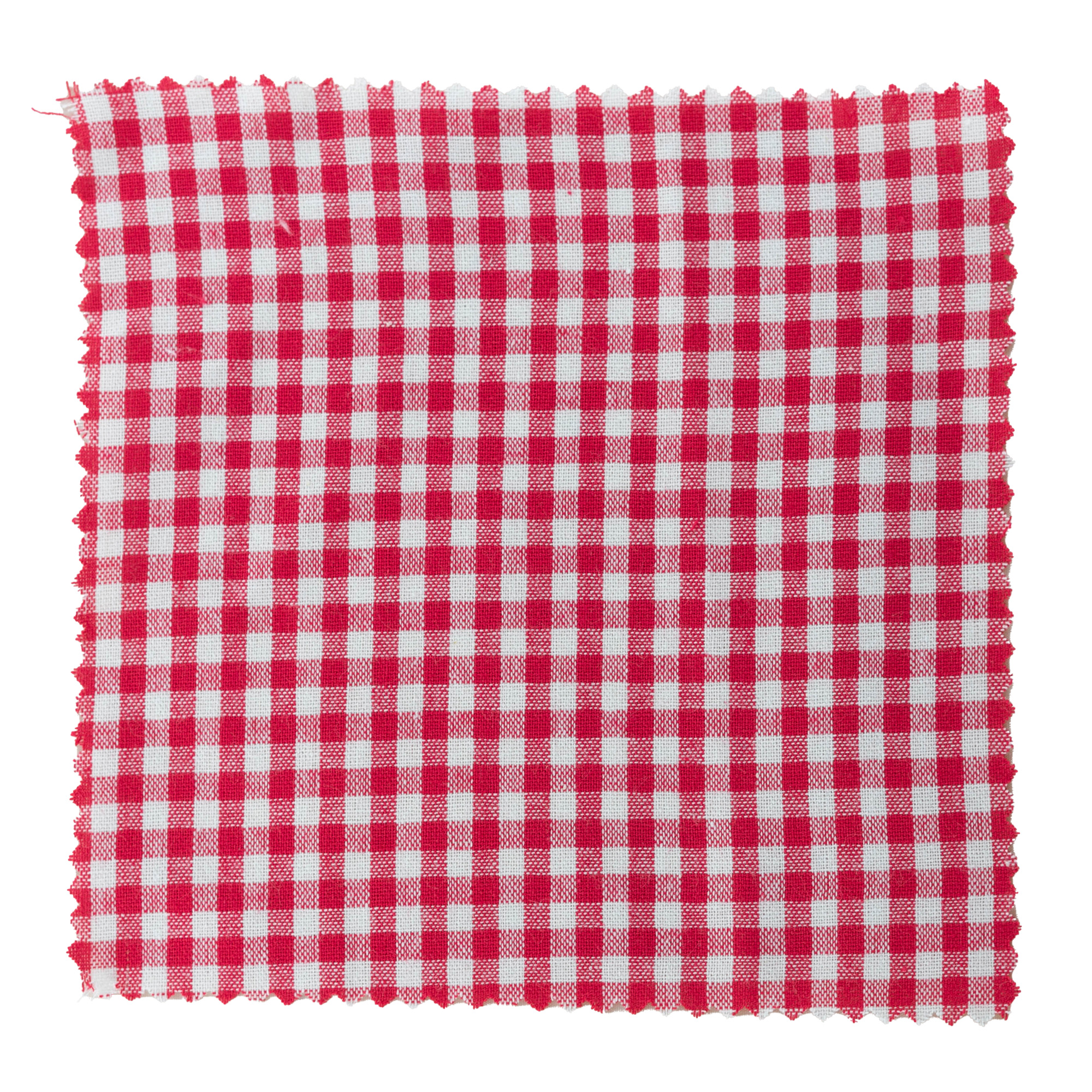 Checked fabric jar cover 15x15, square, textile, red, for opening: TO58-TO82