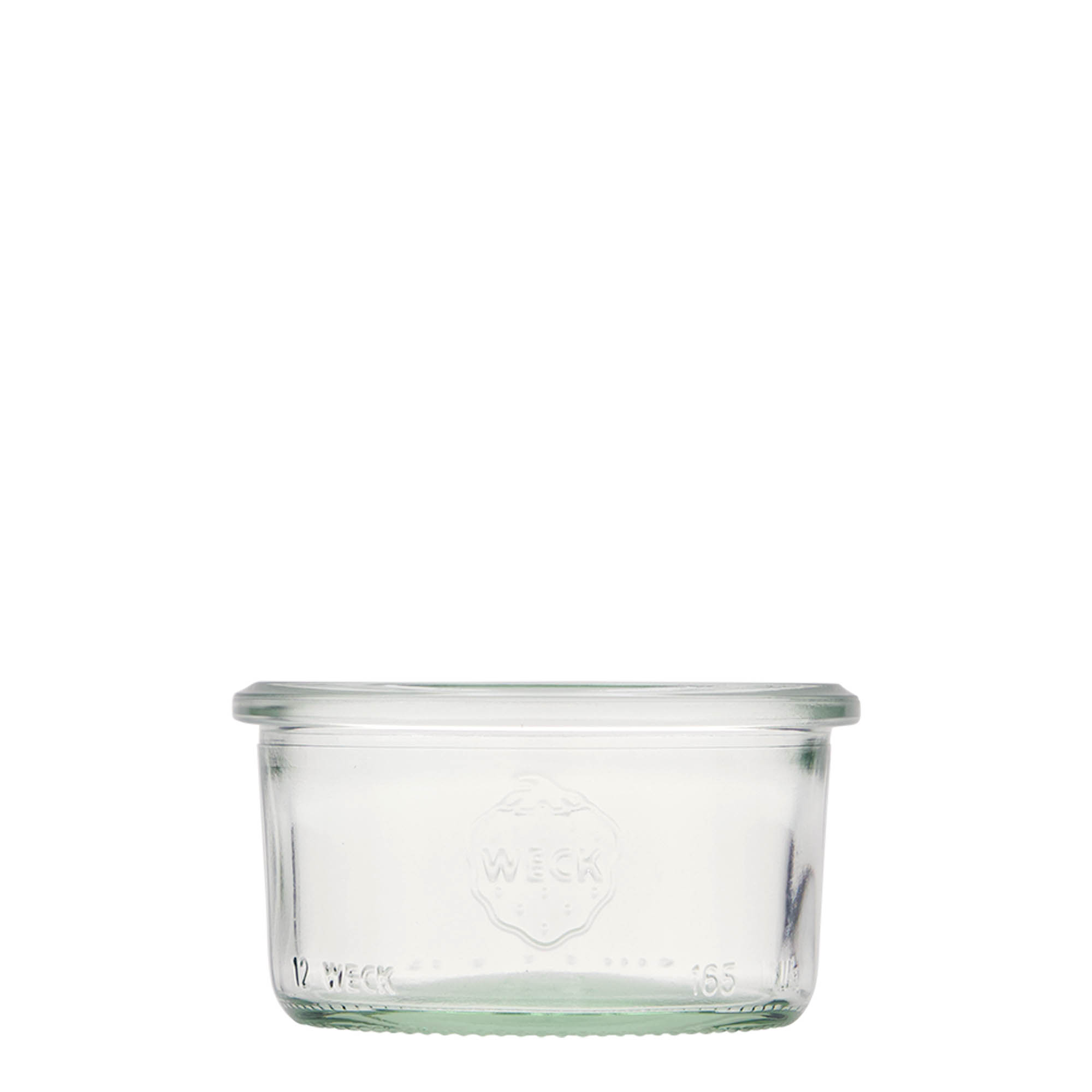 165 ml WECK cylindrical jar, closure: round rim