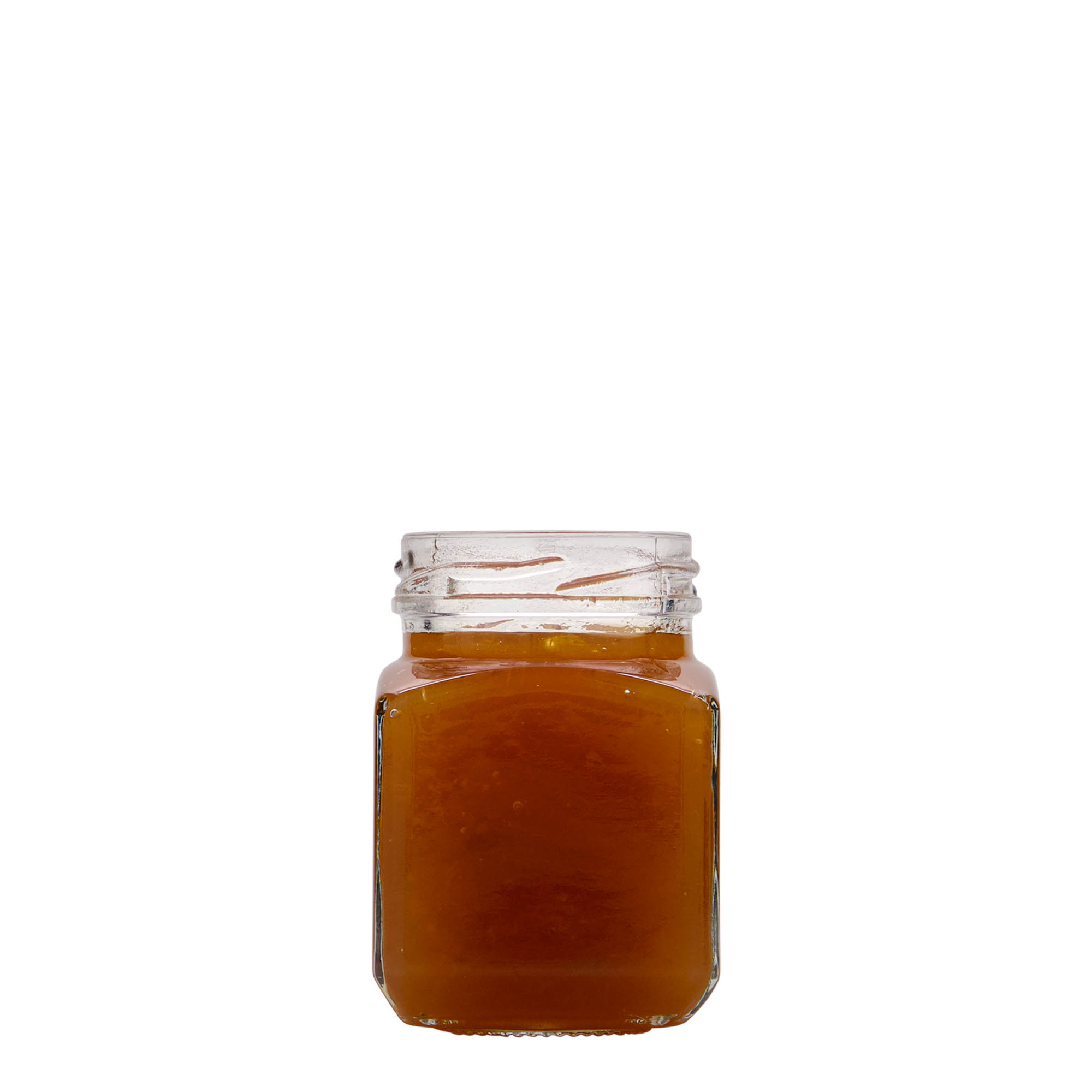 106 ml square jar, closure: twist off (TO 48)