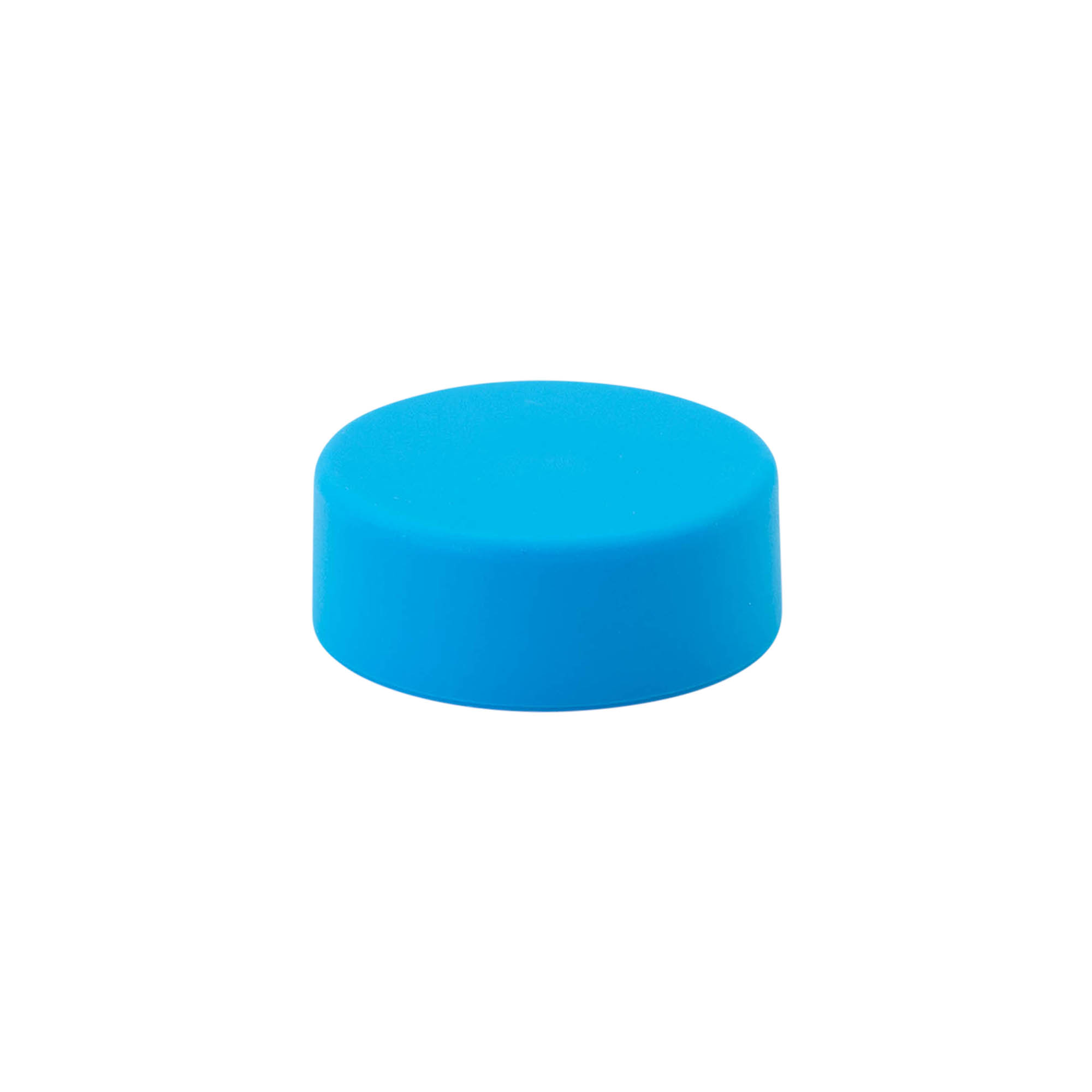 Screw cap, ABS plastic, aqua blue, for opening: GPI 33/400