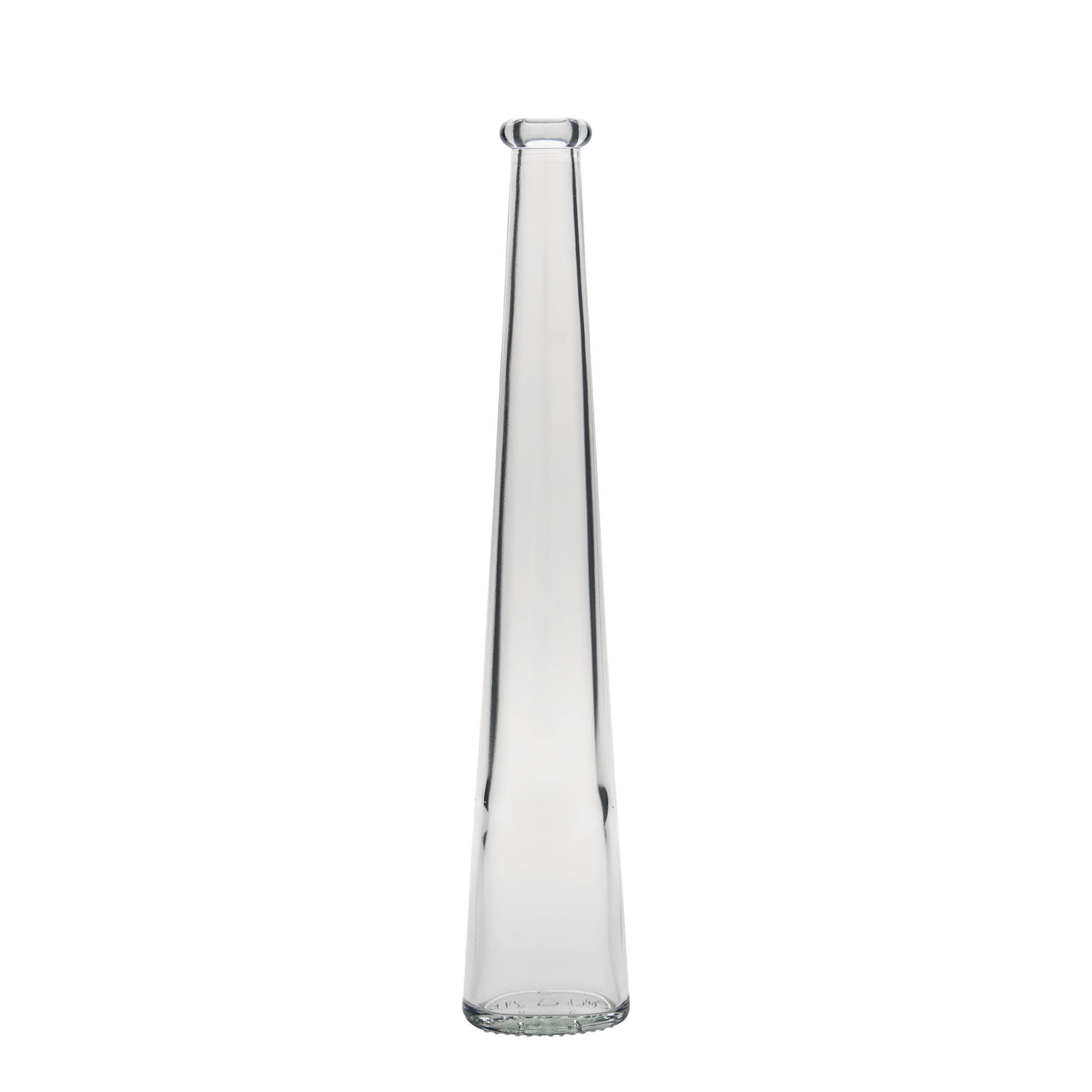 200 ml glass bottle 'Dama Ovale', oval, closure: cork